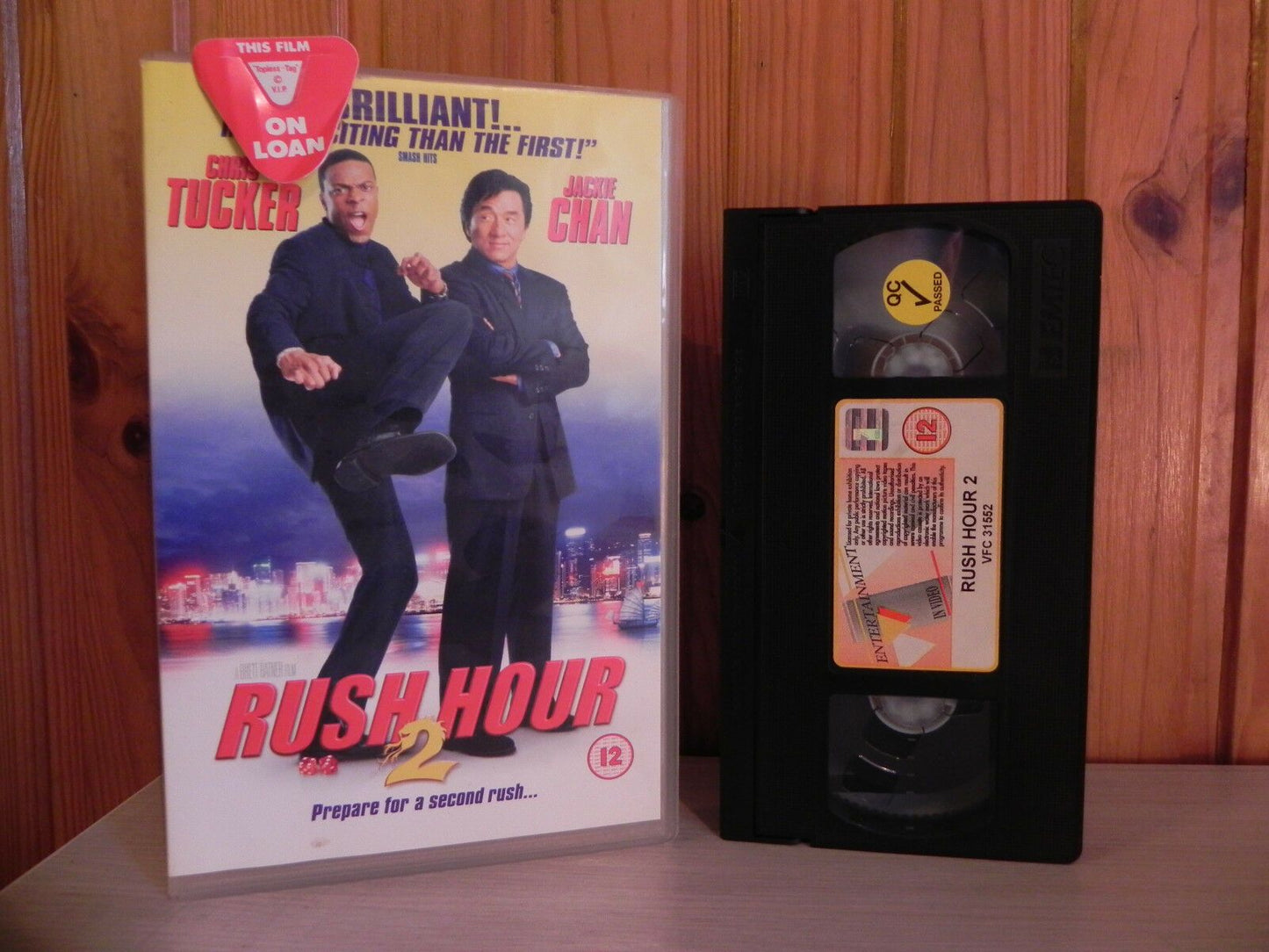 RUSH HOUR 2 - Chan / Tucker - Martial Arts - Action - Big Box - Ex-Rental - VHS-
