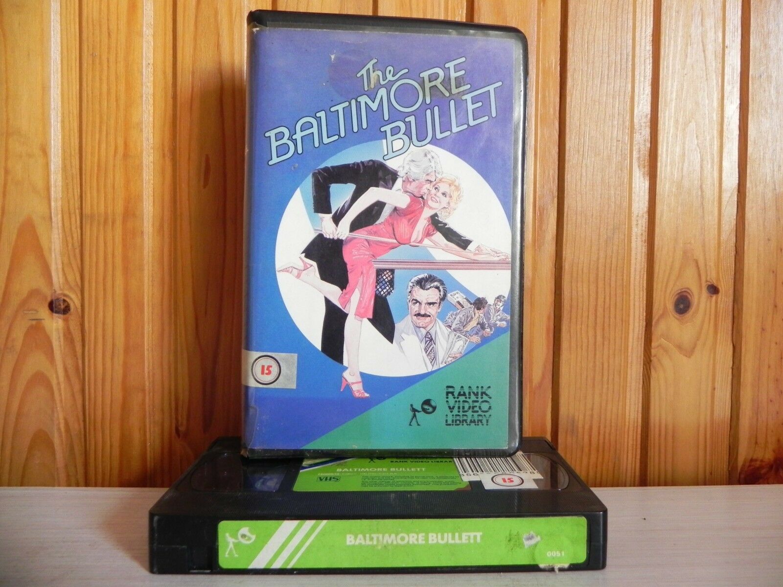 The Baltimore Bullet - James Coburn - Rank Video - Big Box - Pre Cert - OOP Pal VHS-