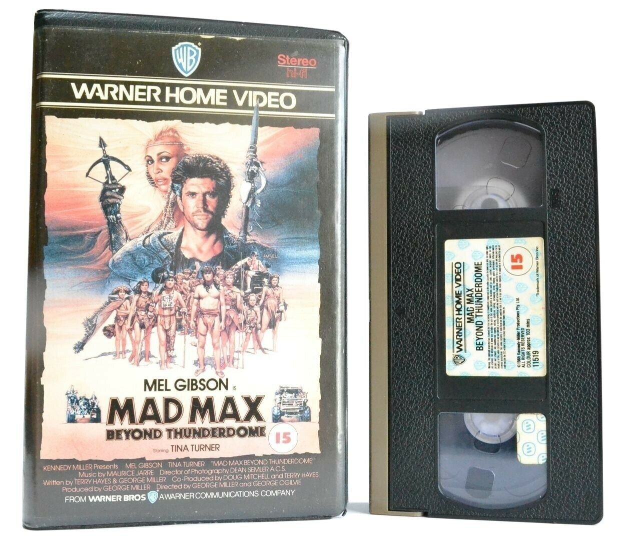 Mad Max: Beyond Thunderdome - (1986) Warner - Post-Apocalyptic - M.Gibson - VHS-