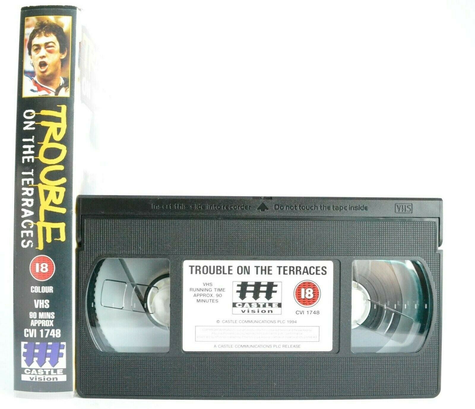 Trouble On The Terraces: Narrated By Sean Bean - Football Hooliganism - Pal VHS-