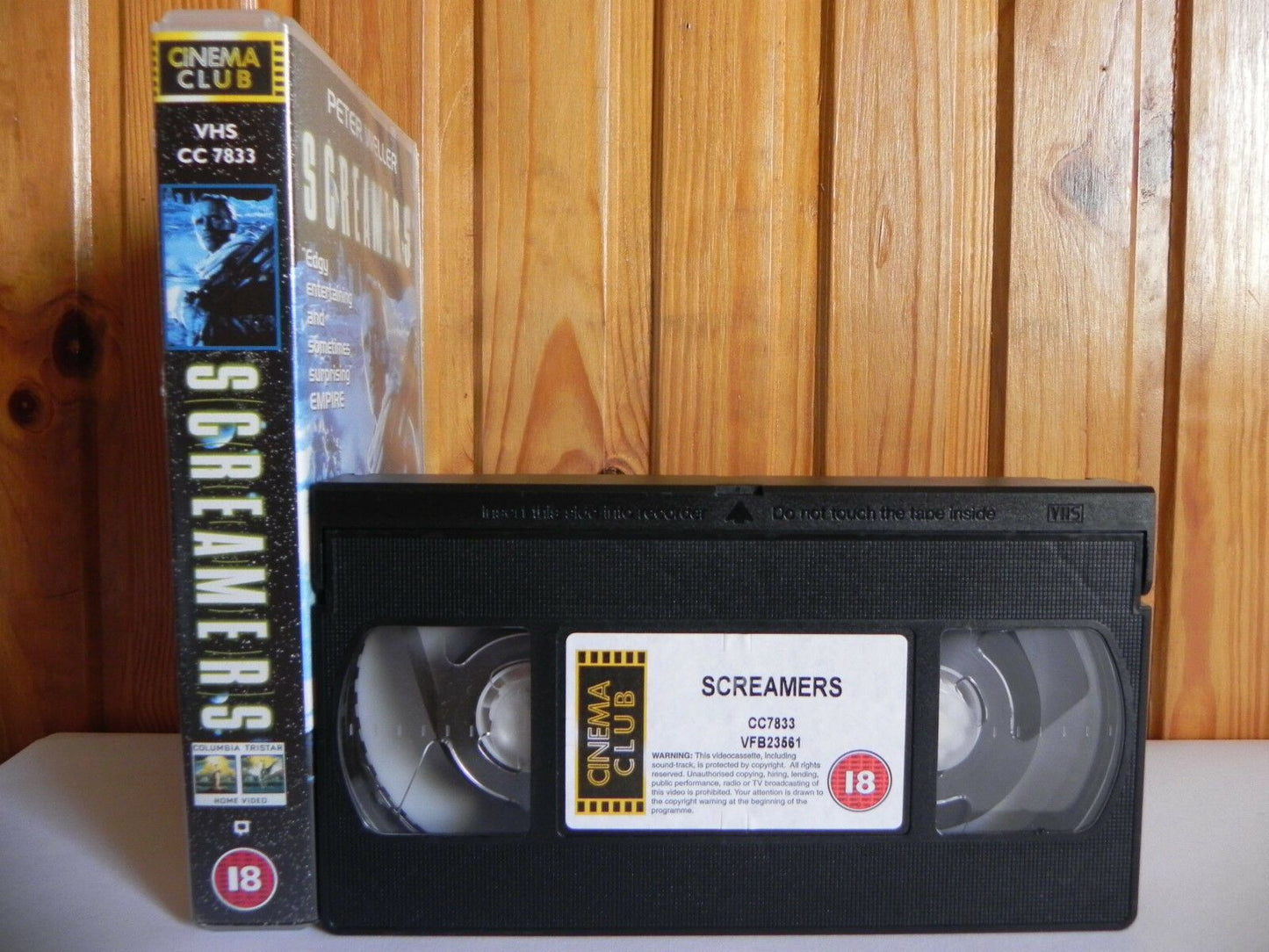 Screamers - Columbia Tristar - Sci-Fi - Cert (18) - Peter Weller - Pal VHS-