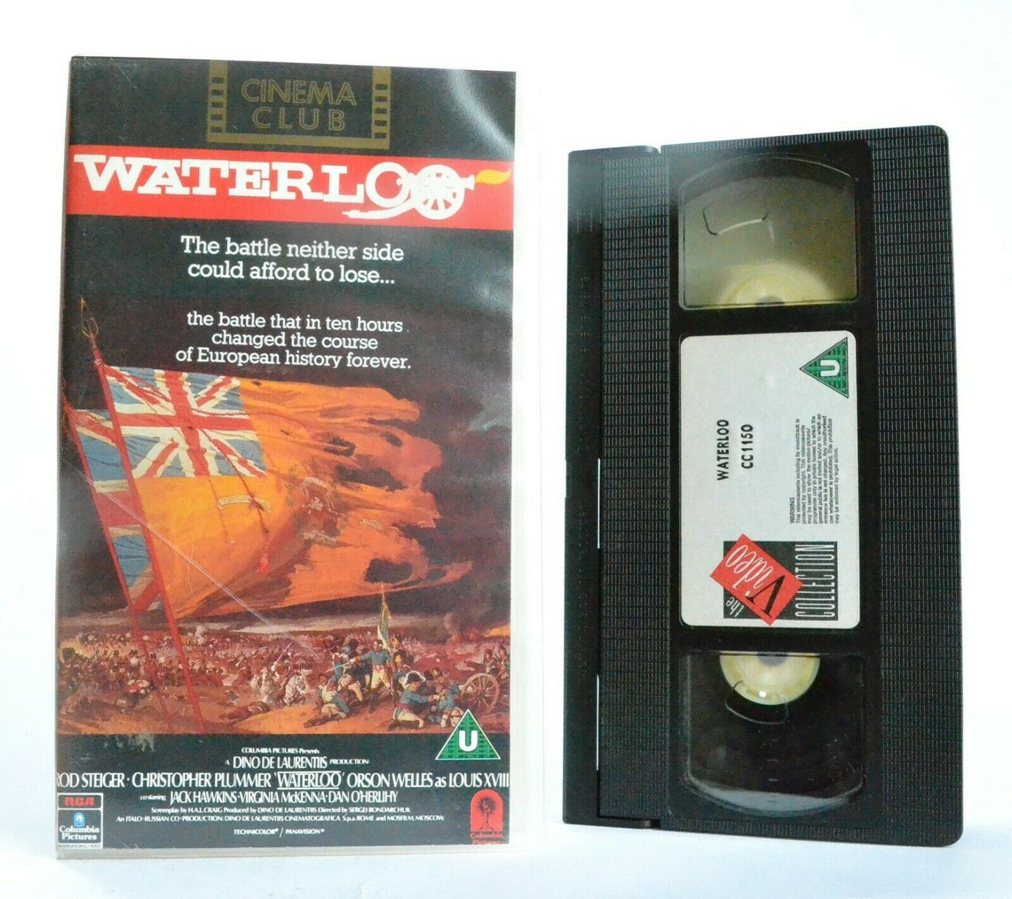 Waterloo: Napoleon's Exile To Alba (1814) - R.Steiger - War Epic - Pal VHS-