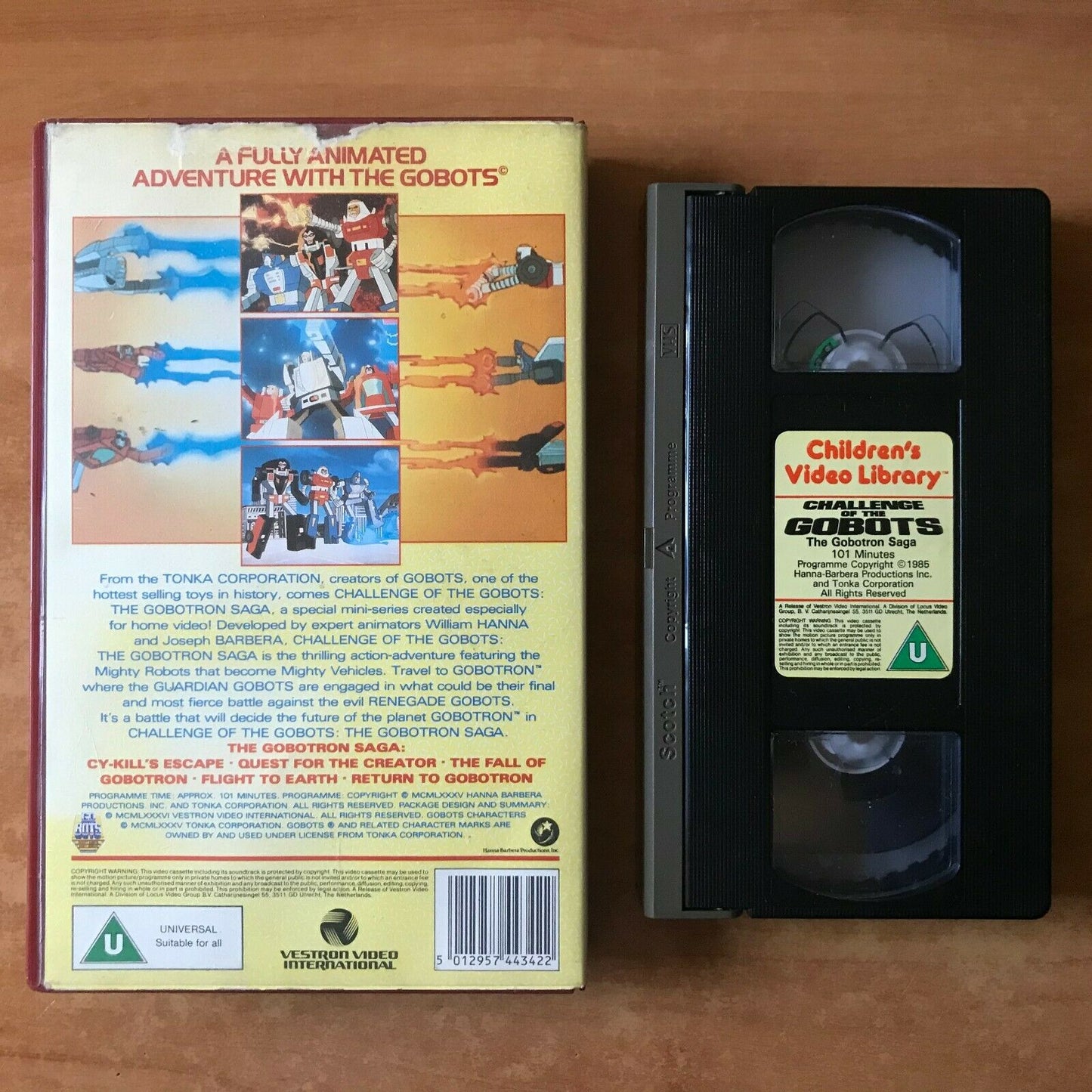 Challenge Of The Gobots: The Gobotron Saga [Big Box] Animated Sci-Fi - Pal VHS-