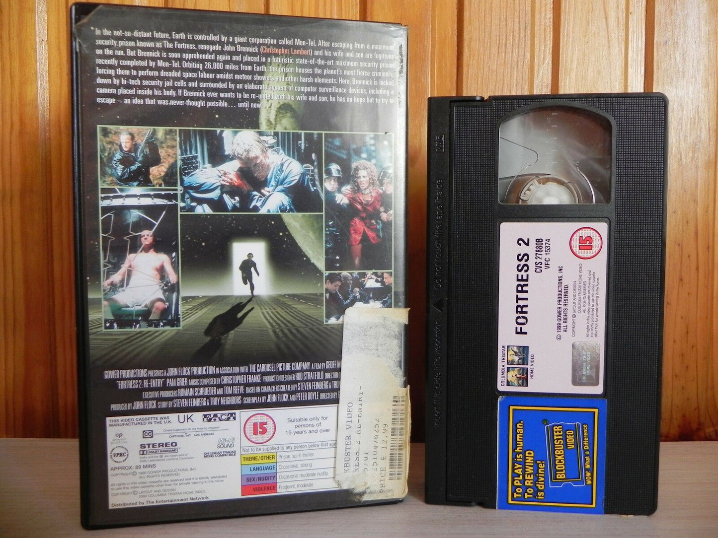 Fortress 2 - Big-Box Rental - Grim Looking SciFi - Christopher Lambert - Pal VHS-