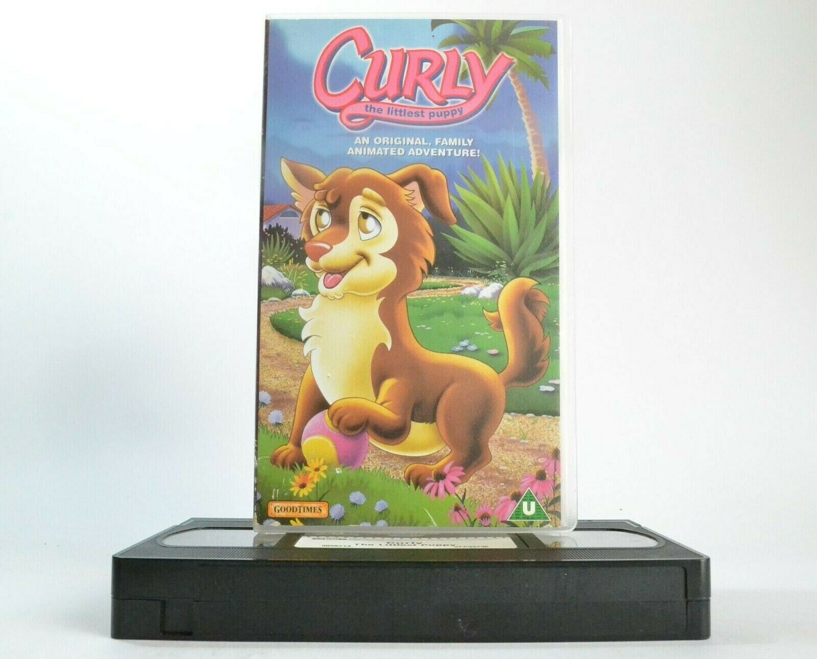 Curly: The Little Puppy [GoodTimes Video] - Animated Adventure - Kids - Pal VHS-