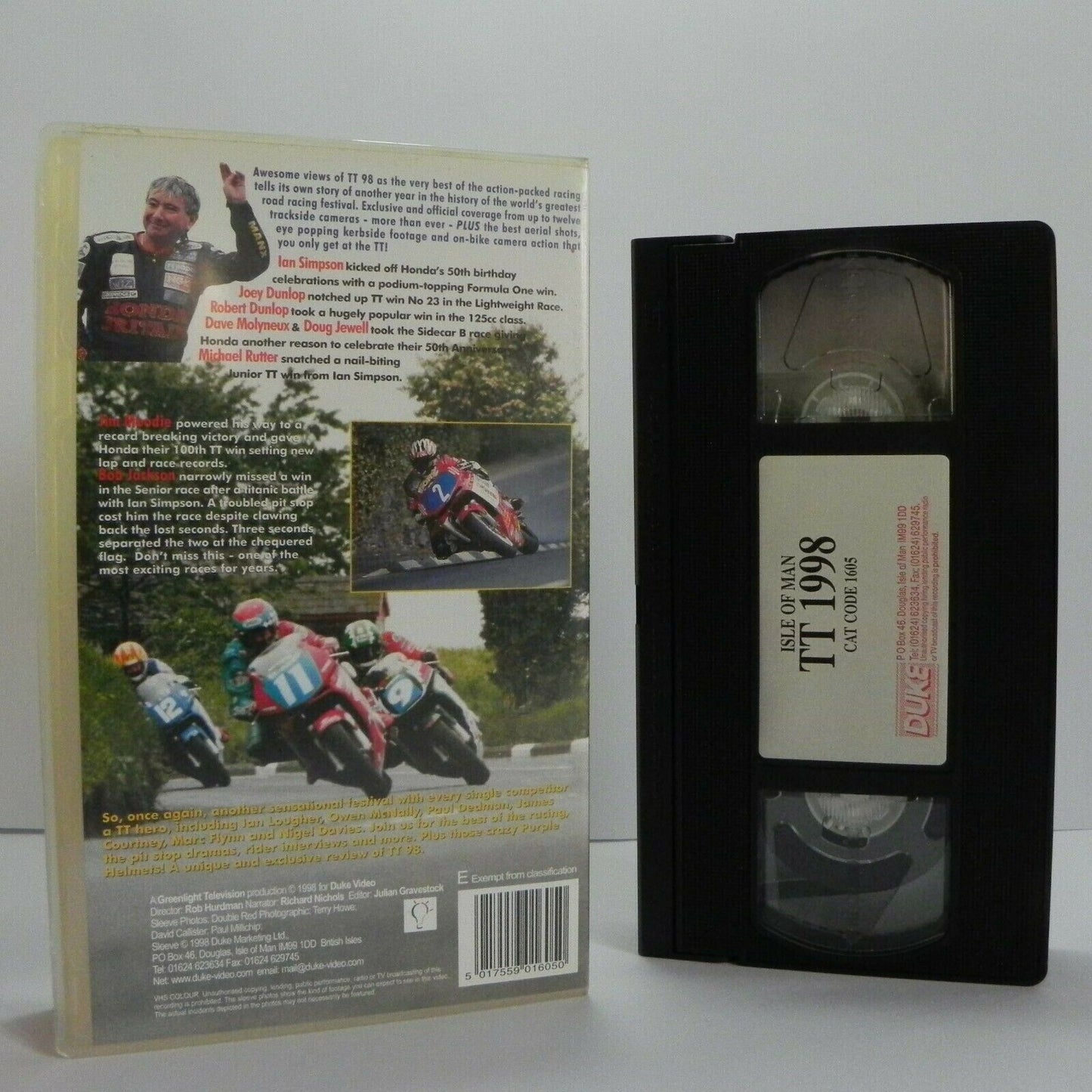 TT Superbike 98 - Racing - Ian Simpson - Joey Dunlop - Dave Molyneux - Pal VHS-