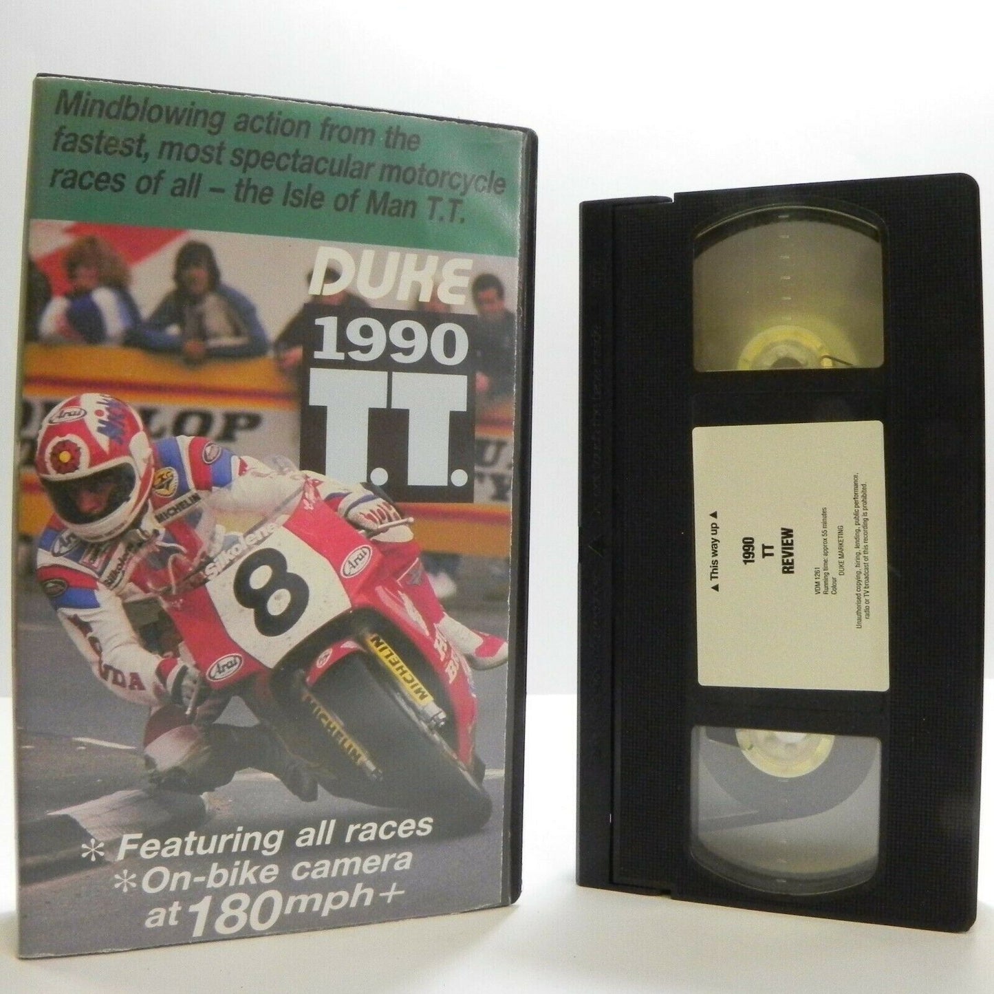TT Superbike 90 - All Races - Mindblowing Action - The Isle Of Man - Pal VHS-