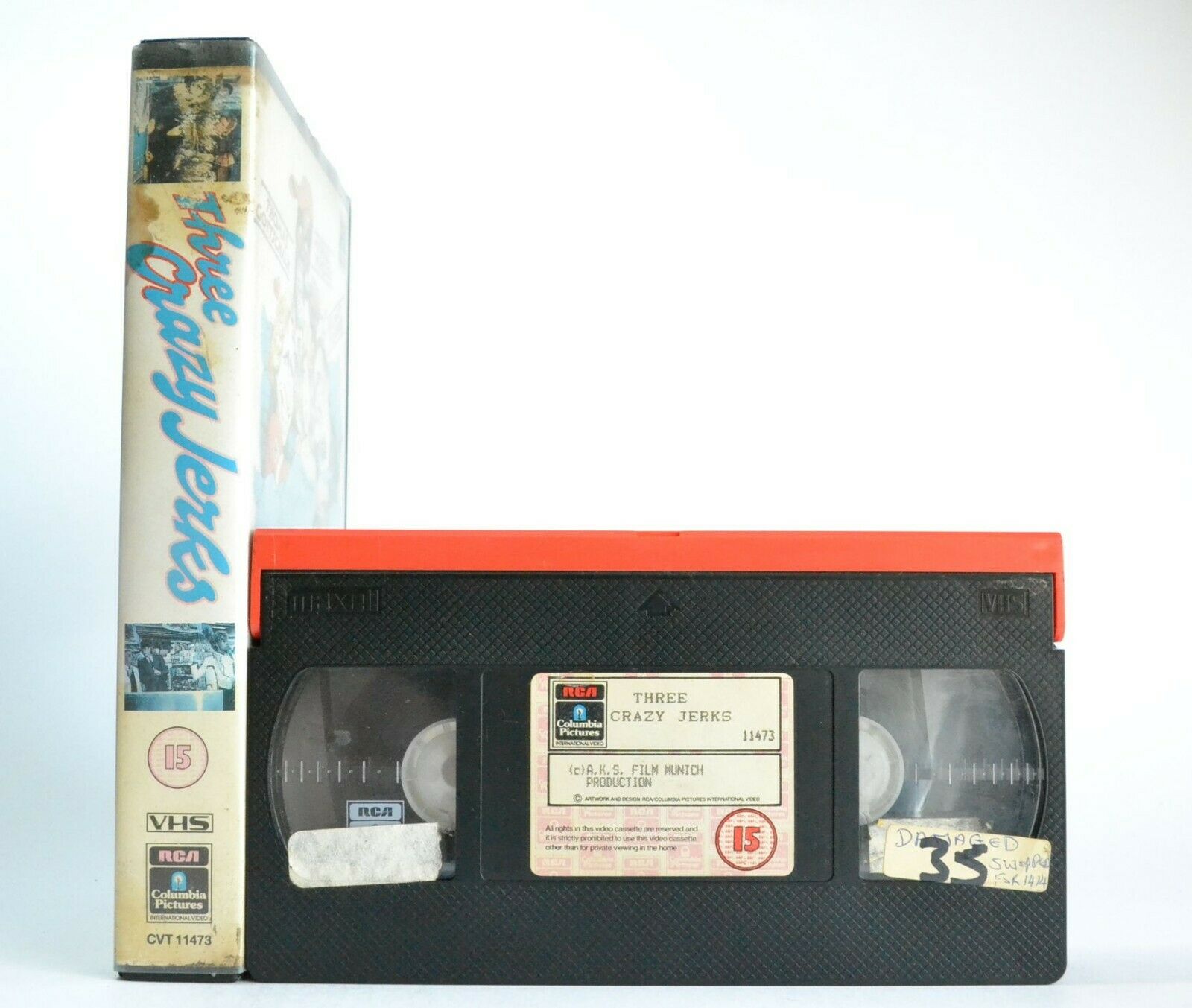 Three Crazy Jerks (1988): Comedy - Large Box - M.Winslow/T.Gottschalk - Pal VHS-