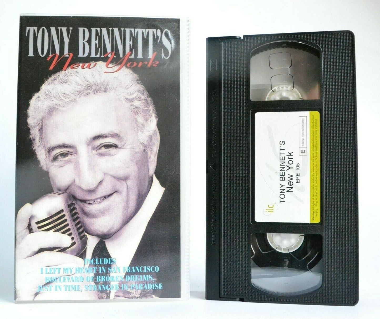New York: By Tony Bennett - (1996) Interview - Live Performance - Music - VHS-