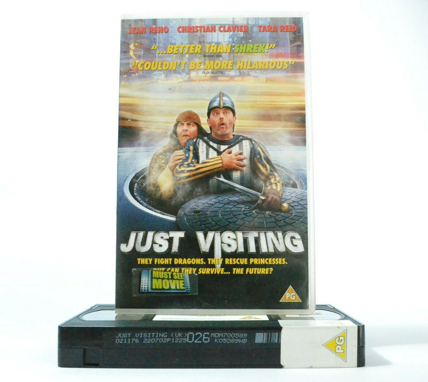 Just Visiting: French/American Comedy - Large Box - J.Reno/C.Applegate - Pal VHS-
