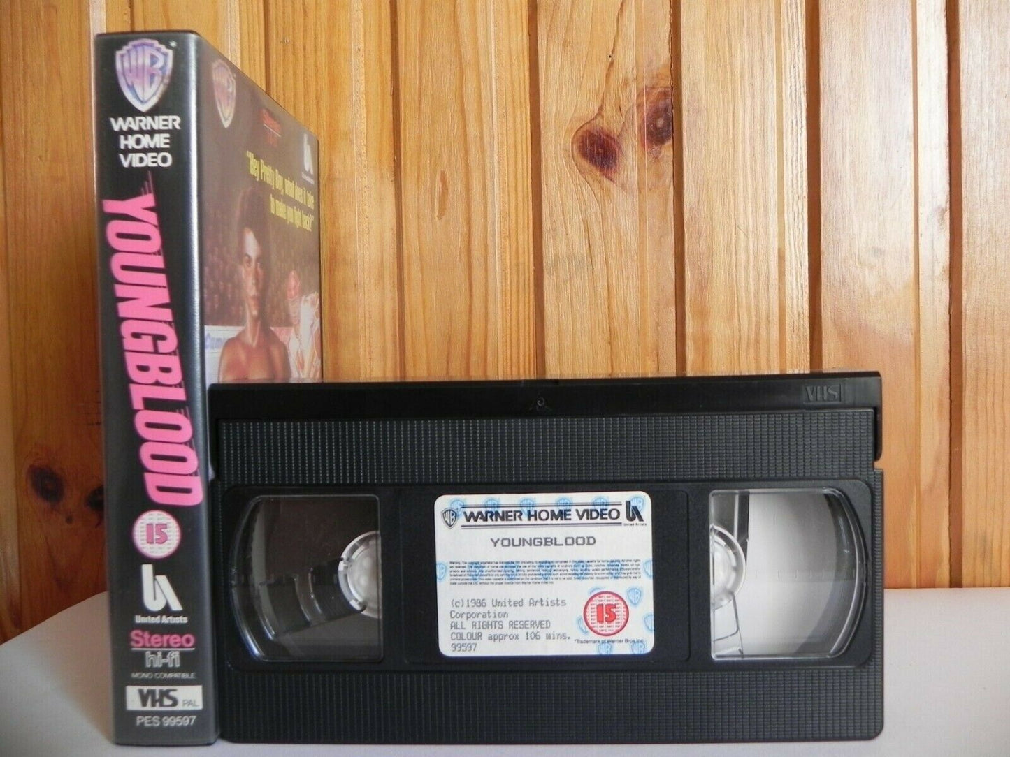 Youngblood: Drama - Sport Film - Ice Hockey - Rob Lowe (Young Blood) - Pal VHS-