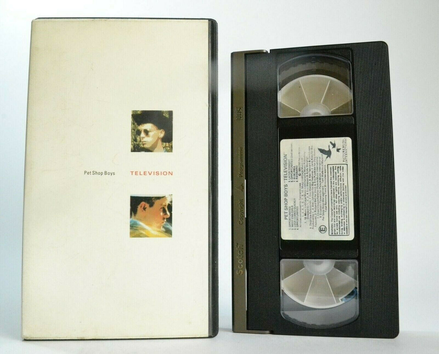 Pet Shop Boys: 'Television' - Music Videos - 'Paninaro' - Chris Lowe - Pal VHS-