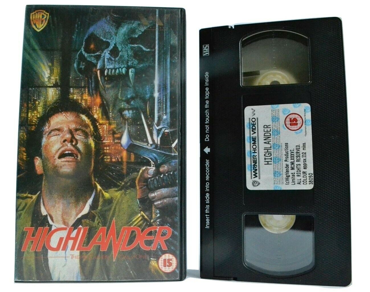 Highlander (1986): Action Fantasy - Christopher Lambert / Sean Connery - Pal VHS-