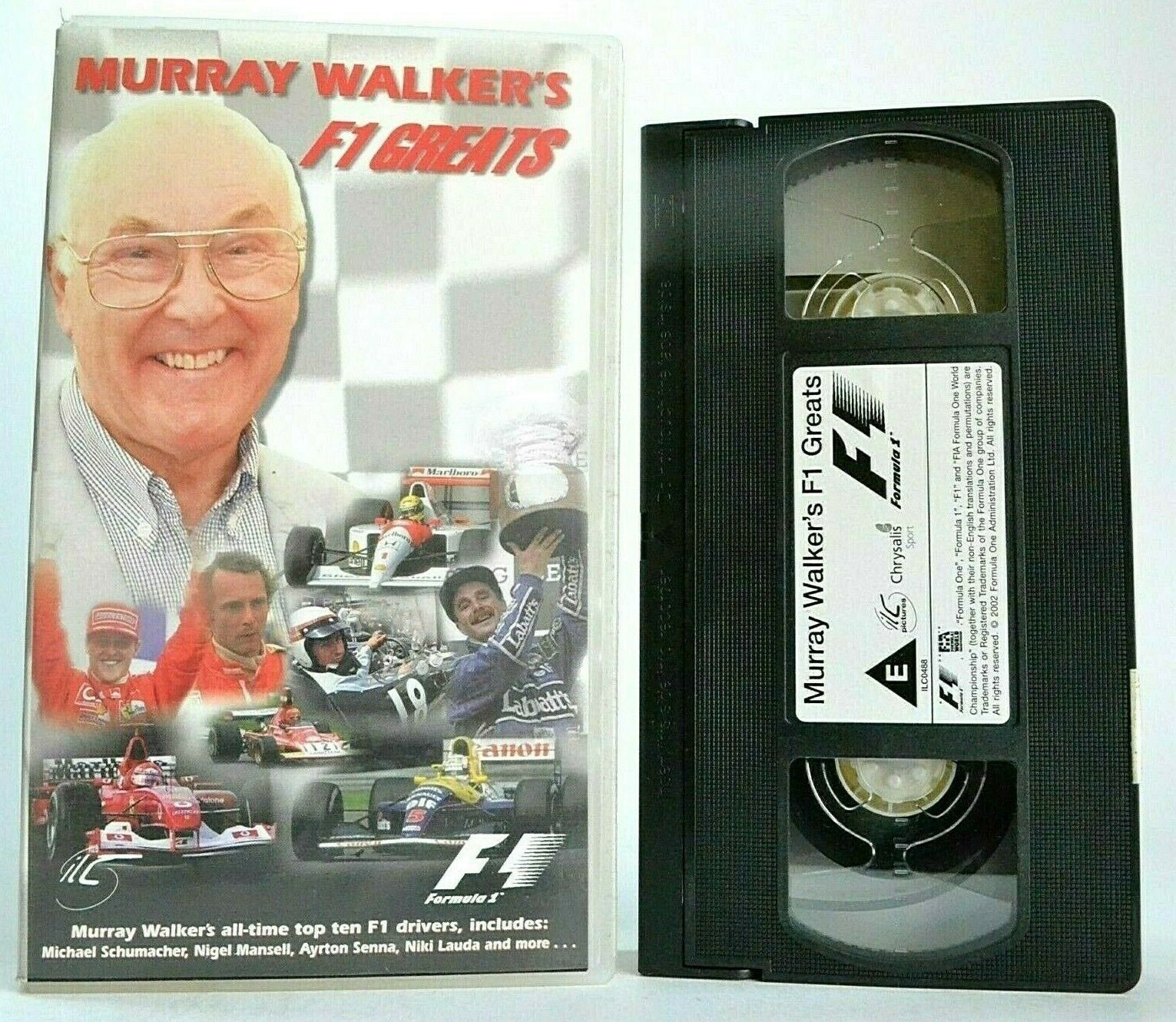 F1 Greats; [Murray Walker] - Formula One - Michael Schumacher - Niki Lauda - VHS-