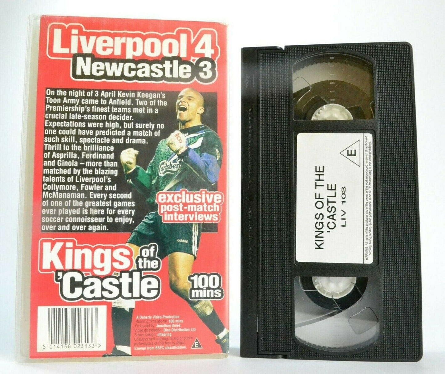 Kings Of The 'Castle [Liverpool Vs Newcastle] - [1996] - Football - Sports - VHS-