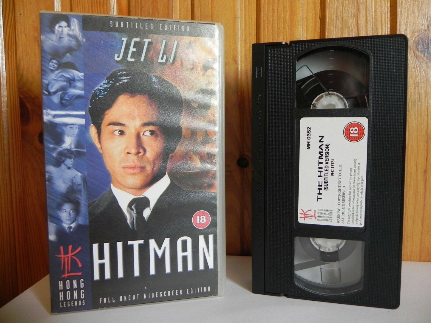 Hitman - Hong Kong Legends - Martial Arts - Widescreen - Jet Li Video - Pal VHS-