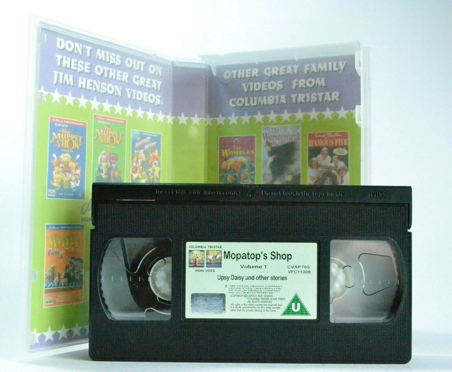 Mopatop's Shop: Upsy Daisy And Other Stories - Educational - Animated - Pal VHS-
