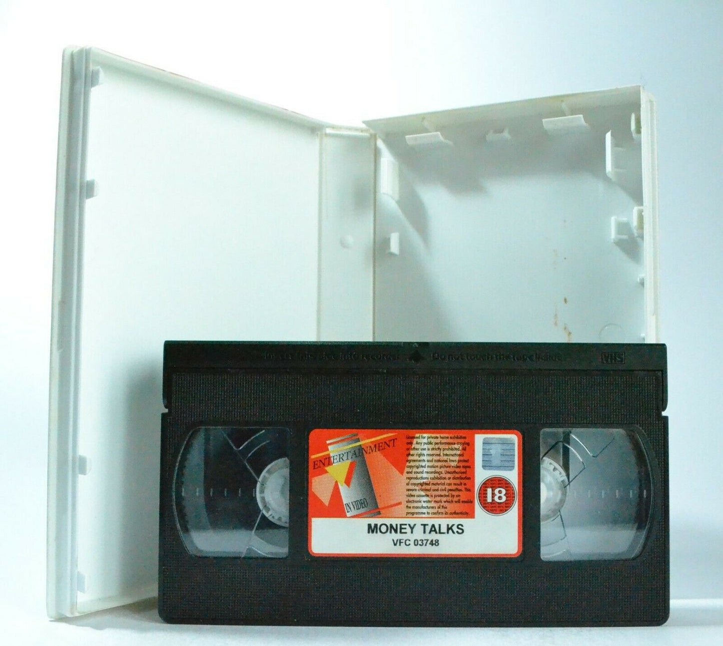 Money Talks: C.Tucker/C.Sheen - Action (1997) - Large Box - Ex-Rental - Pal VHS-