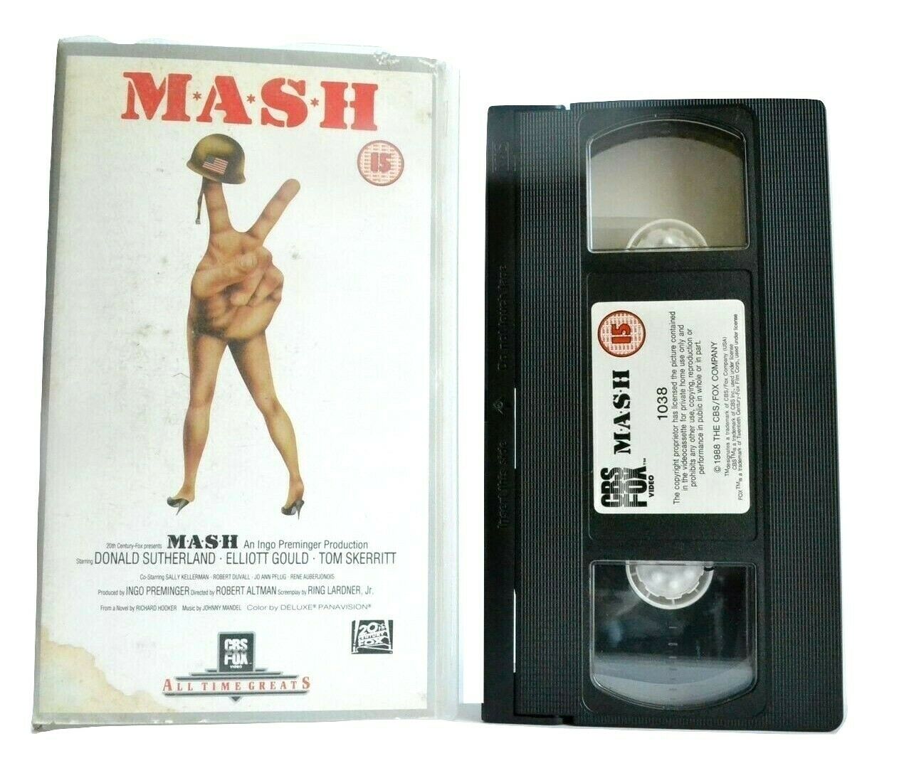 M*A*S*H* (MASH): (1970) Black War Comedy - Donald Sutherland/Robert Duvall - VHS-