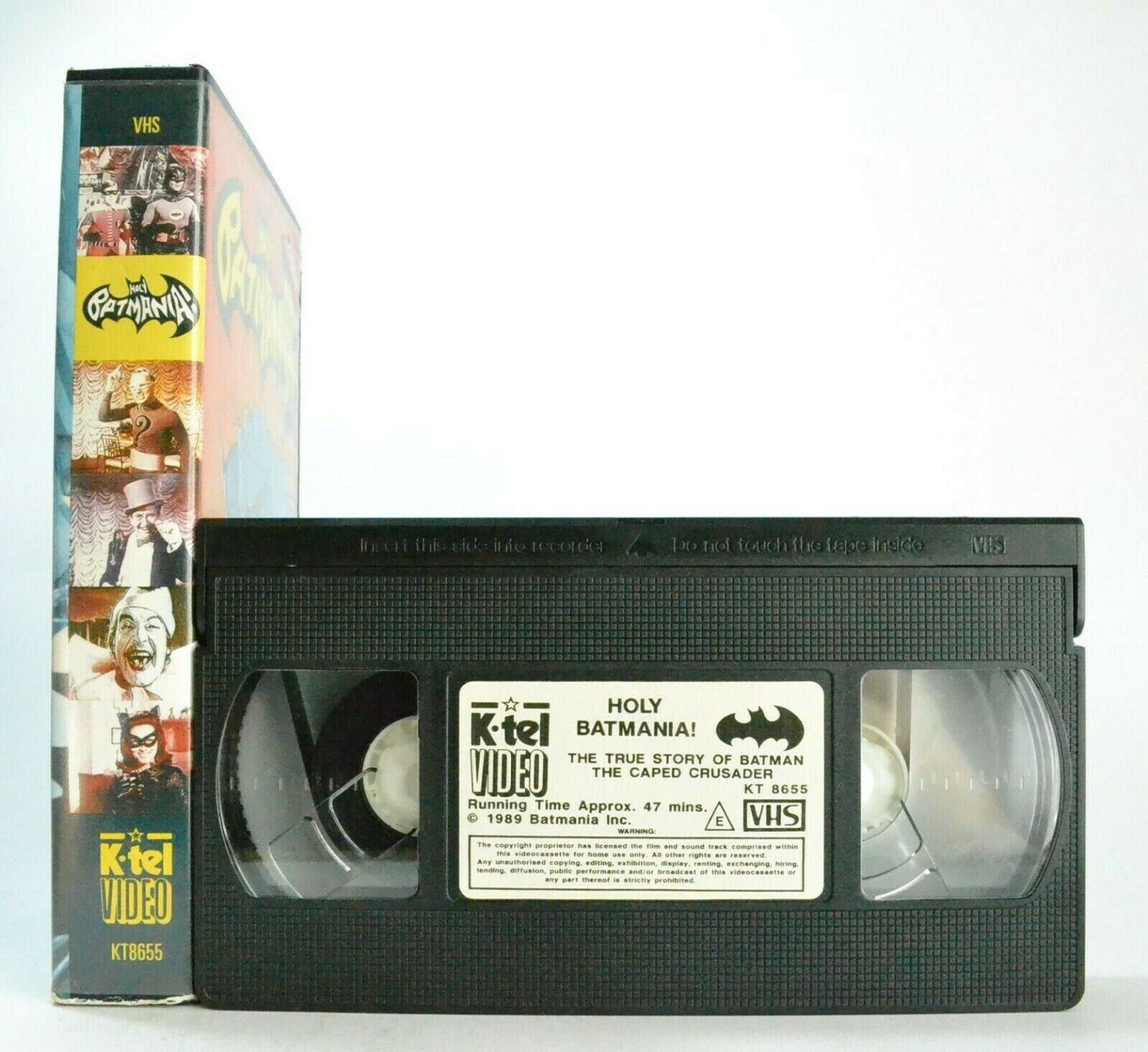 Holy Batmania!: Documentary (1989) - The History Of Batman - Adam West - Pal VHS-