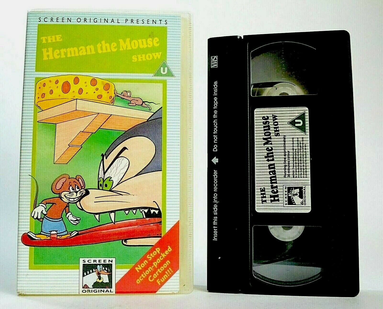 The Herman The Mouse Show -<Screen Original>-'Cheese Burglar'- Children's - VHS-