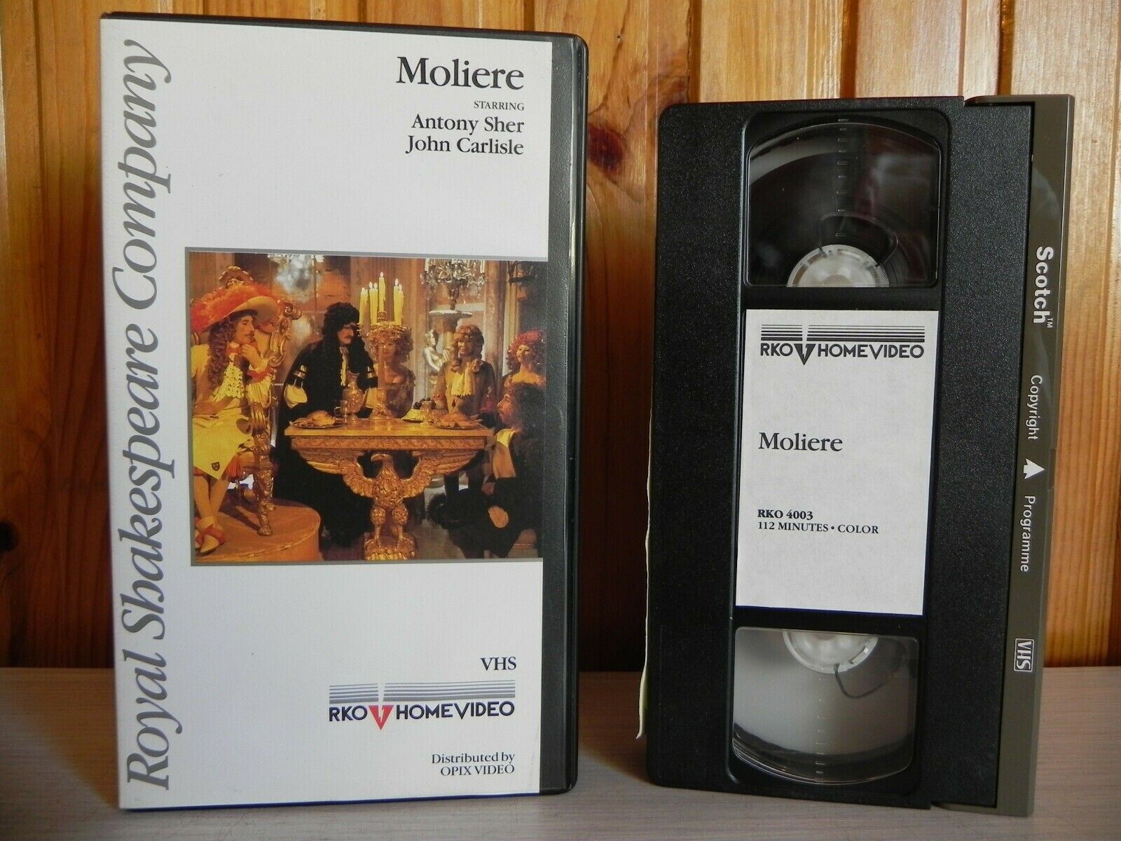 Royal Shakespeare Company - Moliere - RKO Home Video - John Carlisle - Pal VHS-