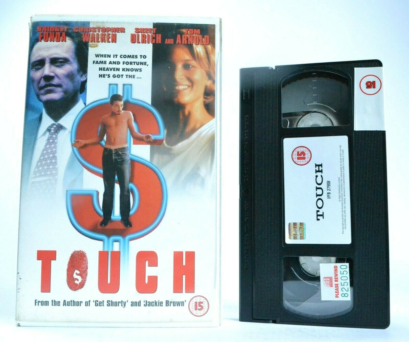 Touch - Elmore Leonard - Black Comedy - Large Box - Christopher Walken - VHS-