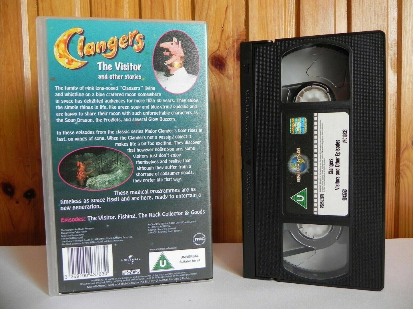 Clangers: The Visitor And Other Stories - Universal - Children's - Pal VHS-
