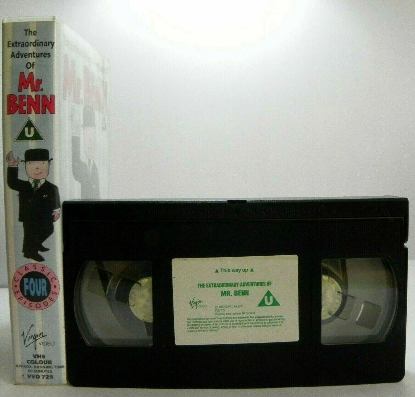 The Extraordinary Adventures Of Mr.Benn - Classic Episodes - Kids - Pal VHS-