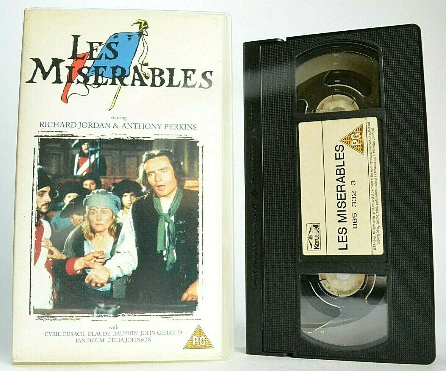 Les Miserables: (1978) Made For T.V. - Historical Drama [Victor Hugo] - Pal VHS-