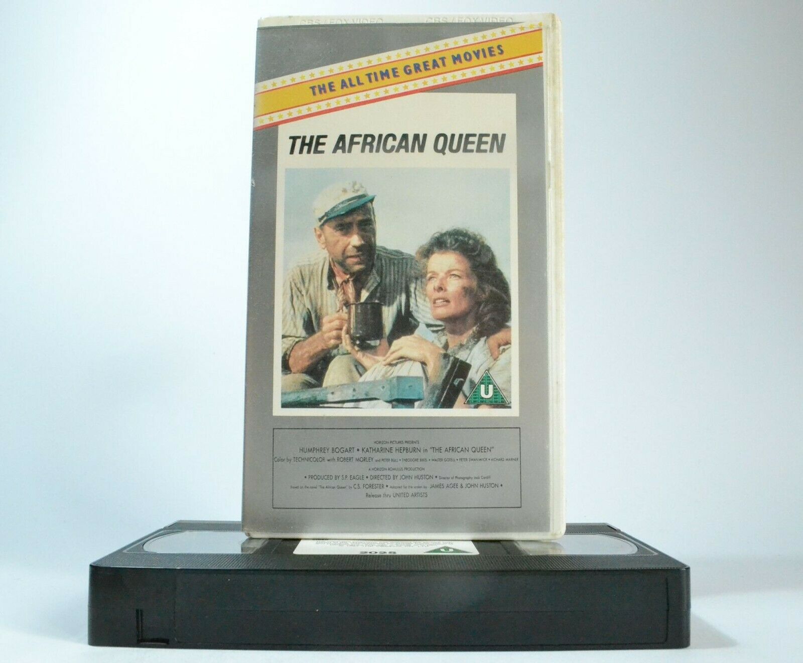 The African Queen: Romantic Adventure [Humphrey Bogart / Katherine Hepburn] VHS-