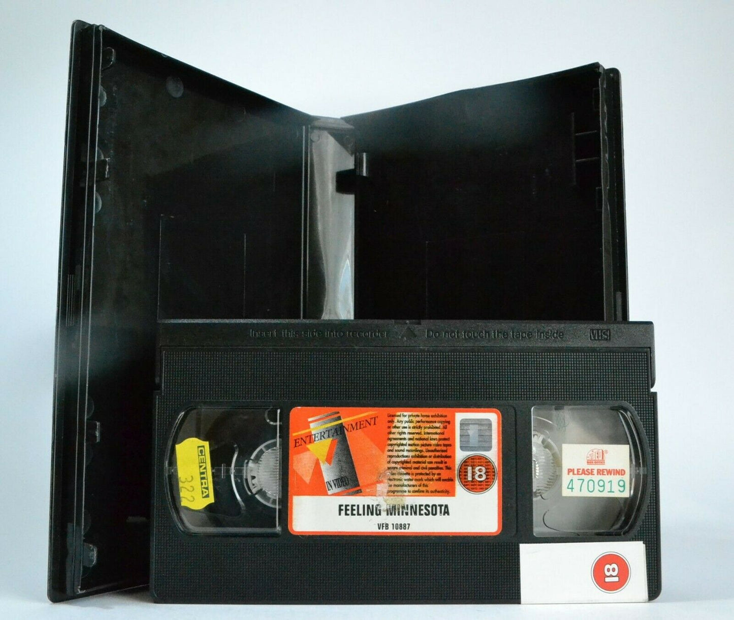 Feeling Minnesota: K.Reeves/C.Diaz - Comedy/Drama (1996) - Large Box - Pal VHS-
