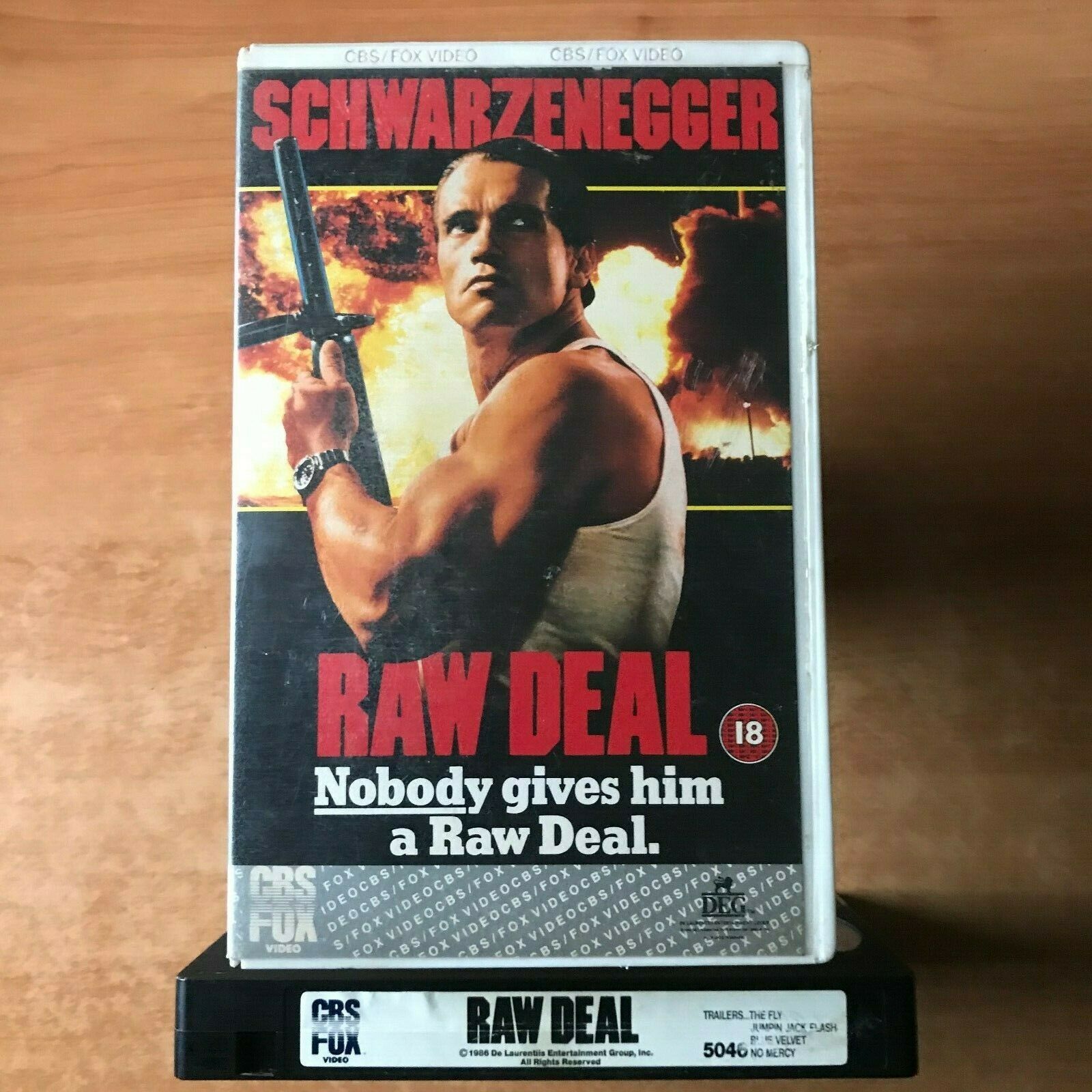 Raw Deal: Arnie Vs. Mafia Organization - Action - Big Box [Schwarzenegger] - VHS-