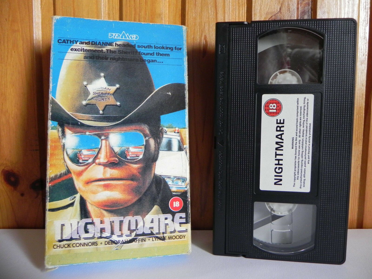 Nightmare - Pyramid - Thriller - Chuck Connors - Deborah Raffin - Pal VHS-