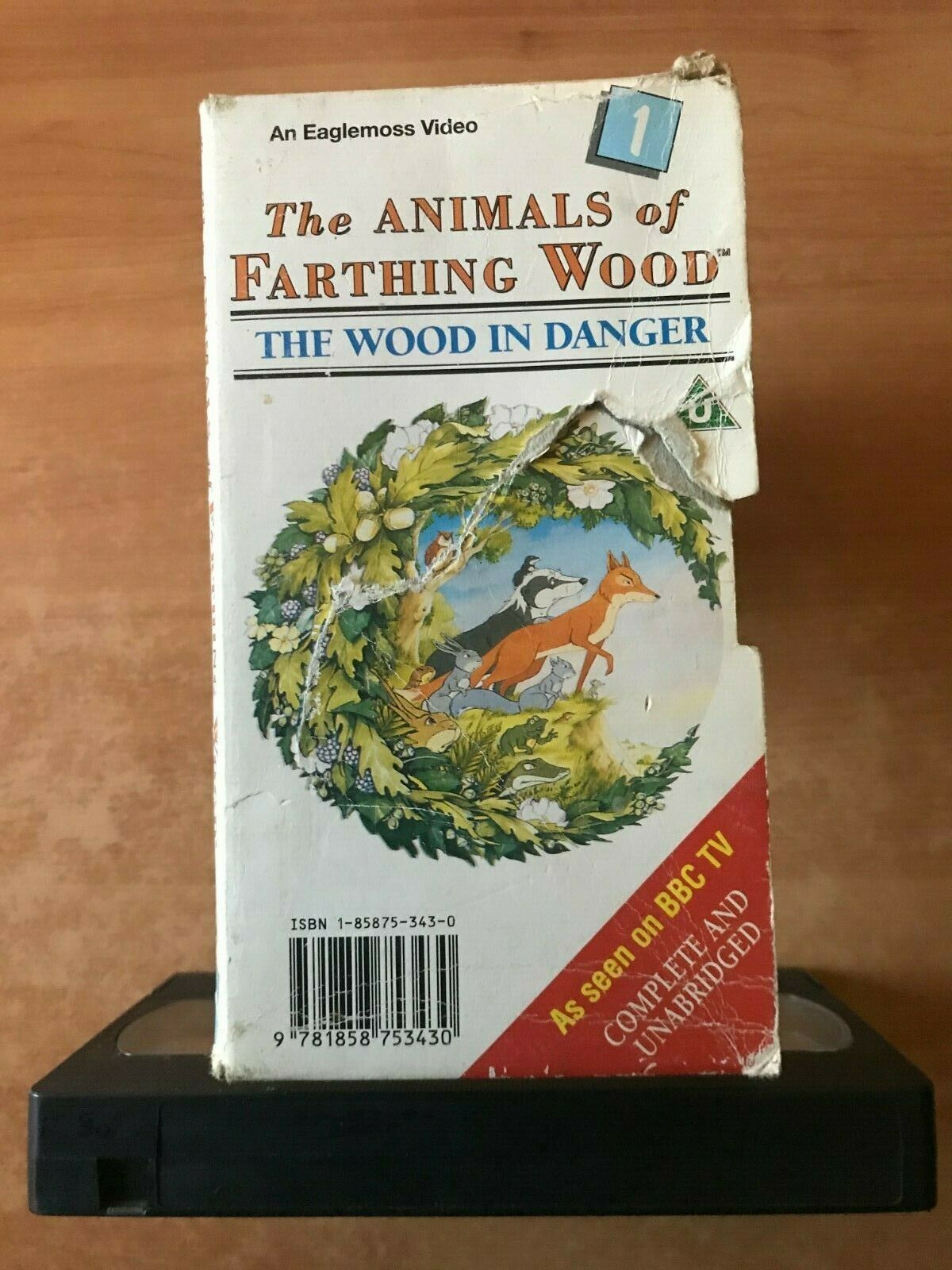 The Animals Of Farthing Wood: The Wood In Danger; [Colin Dann] Kids - Pal VHS-