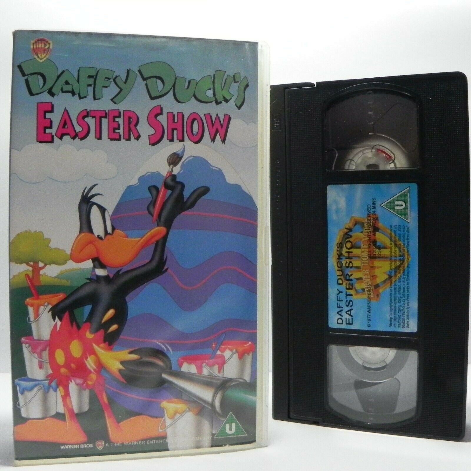 Daffy Duck: Easter Show - Animated - Cartoon Fun - Adventures - Kids - Pal VHS-