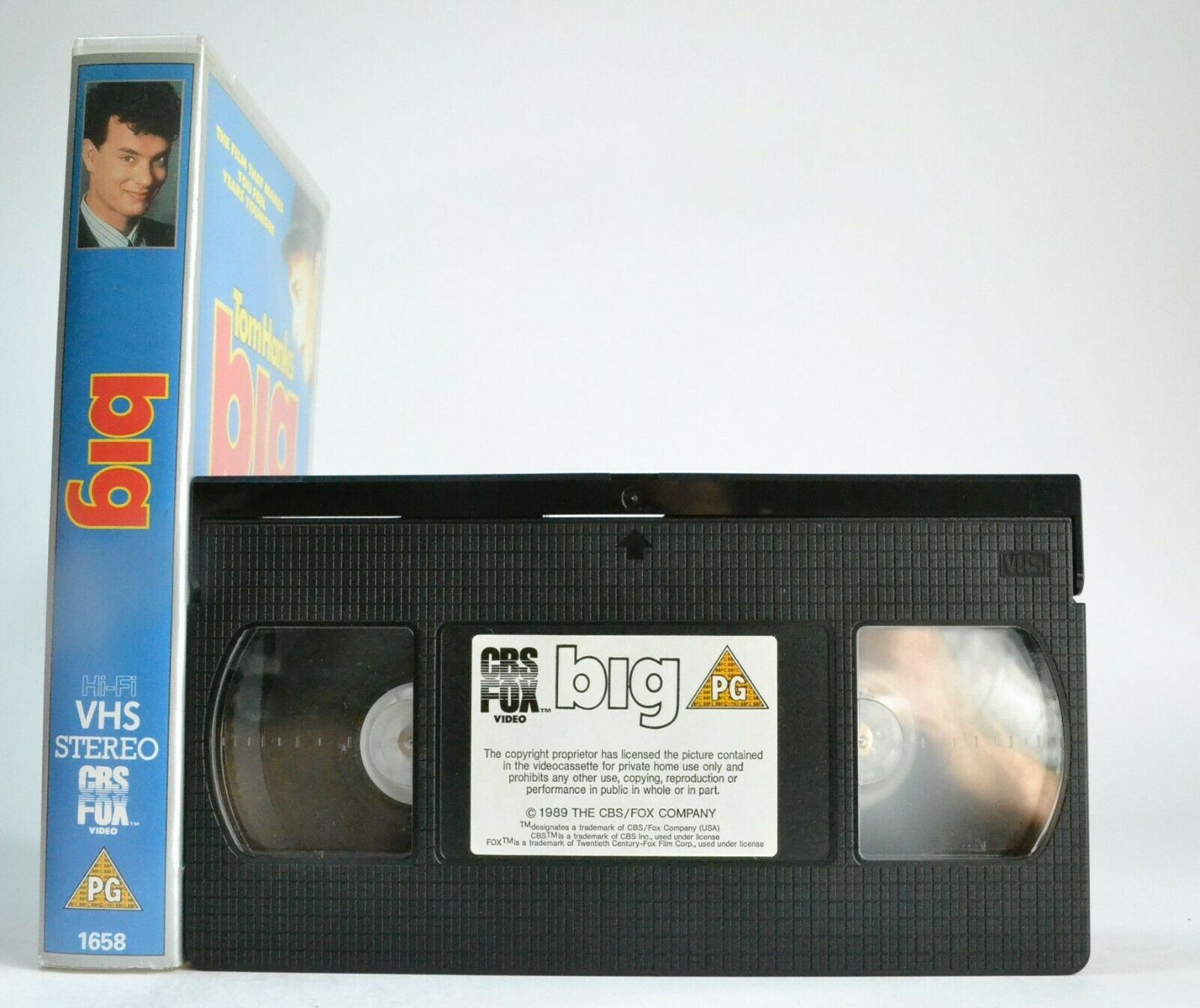 Big (1988): Be Cearful What You Wish - Fantasy Comedy - Tom Hanks - Pal VHS-