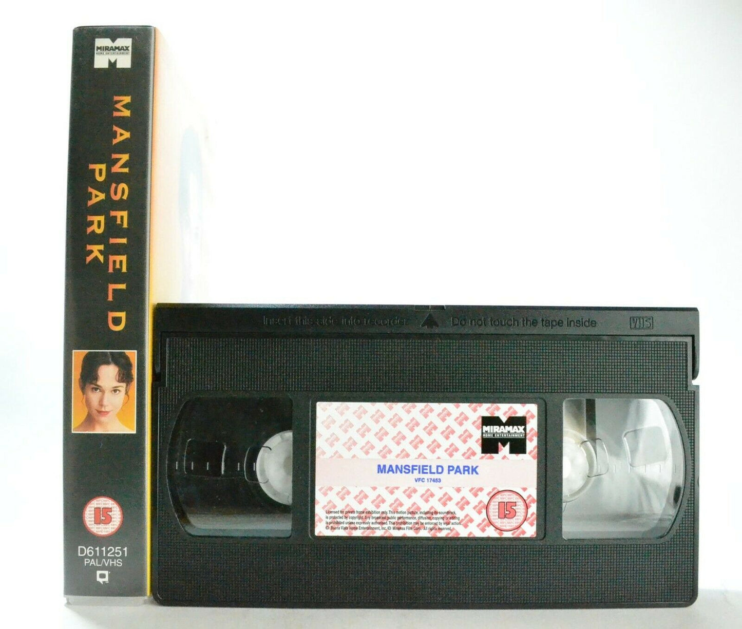 Mansfield Park: Based On Jane Austen Novel - Romantic Comedy (1999) - Pal VHS-