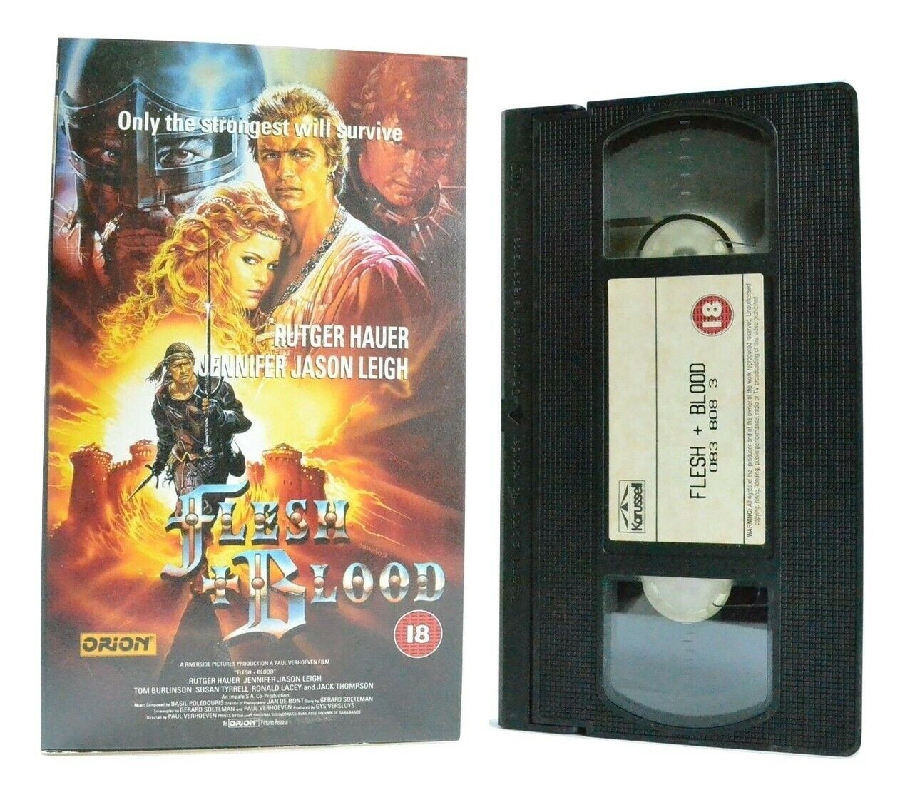 Flesh And Blood (Flesh+Blood): (1985) Historical Erotic Drama - R.Hauer - VHS-