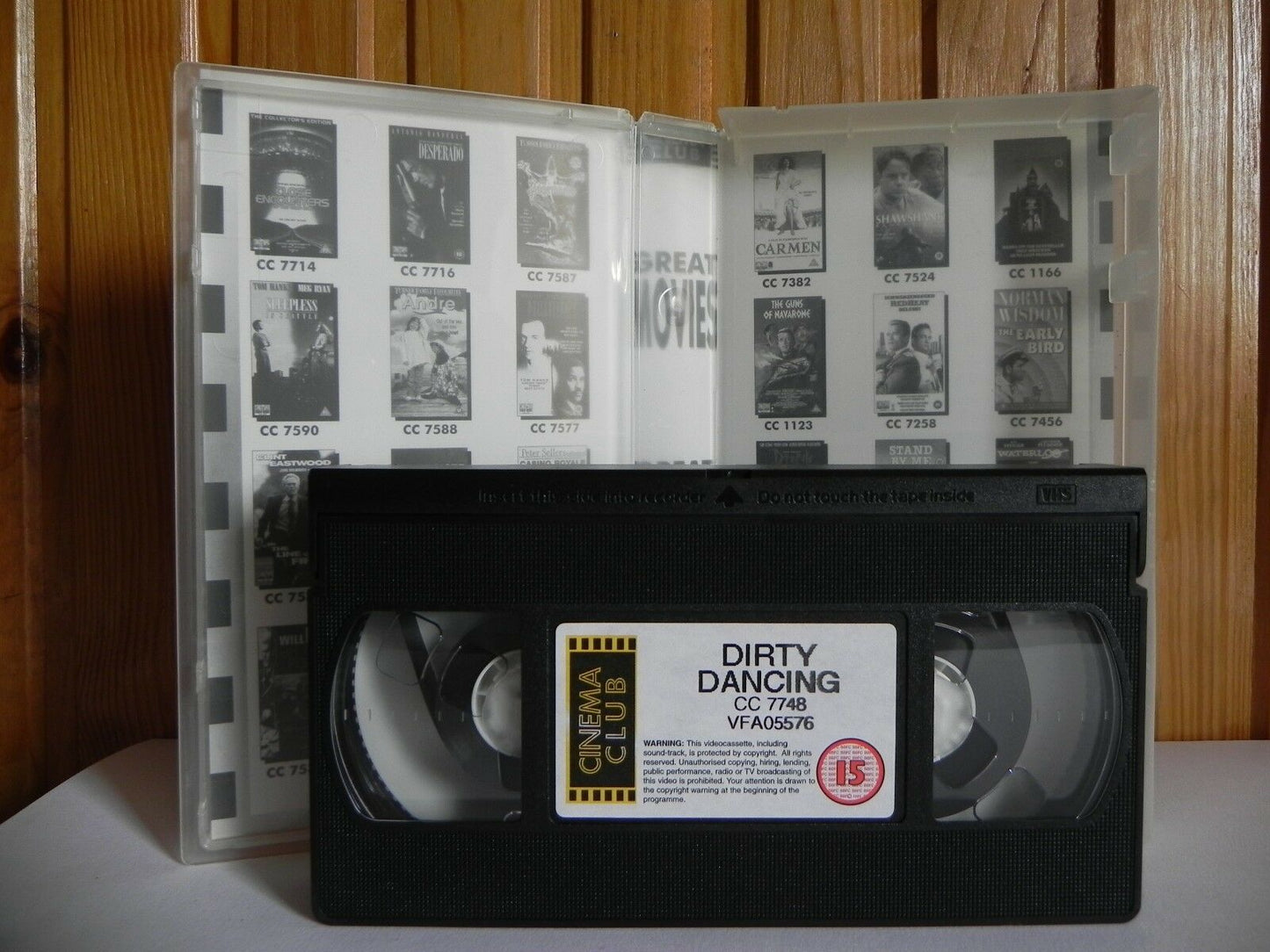 Dirty Dancing - Cinema Club - Romance - Patrick Swayze - Jennifer Grey - Pal VHS-
