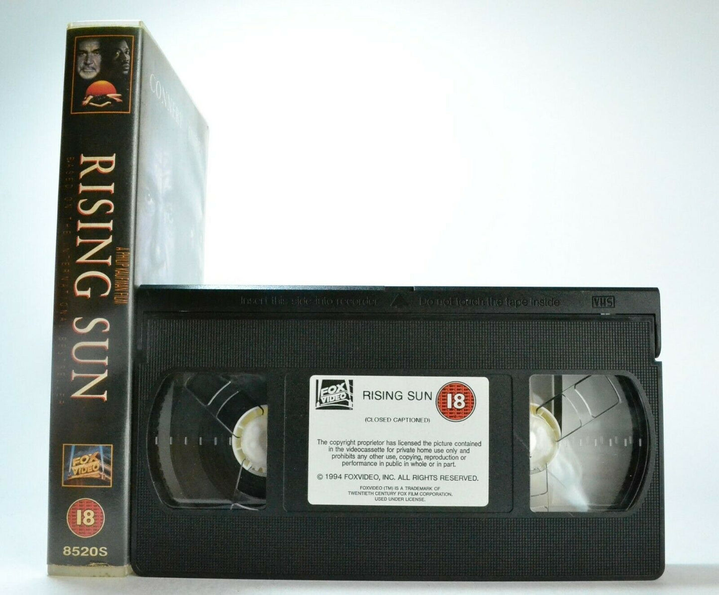 Rising Sun (1993); [Michael Crichton] - Crime Thriller - Sean Connery - Pal VHS-