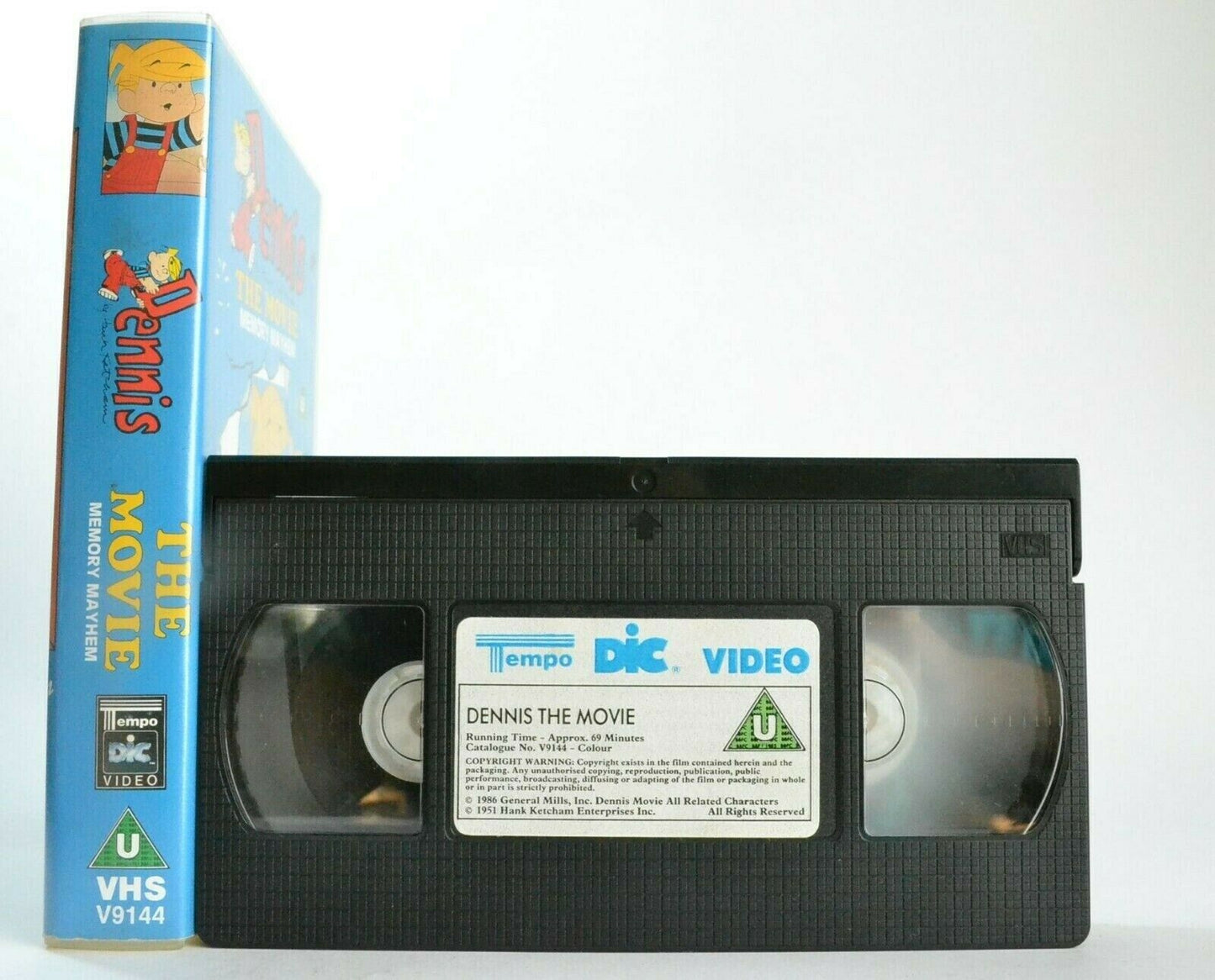 Dennis The Movie: Memory Mayhem {Tempo Video} - Animated Adventures - Kids - VHS-