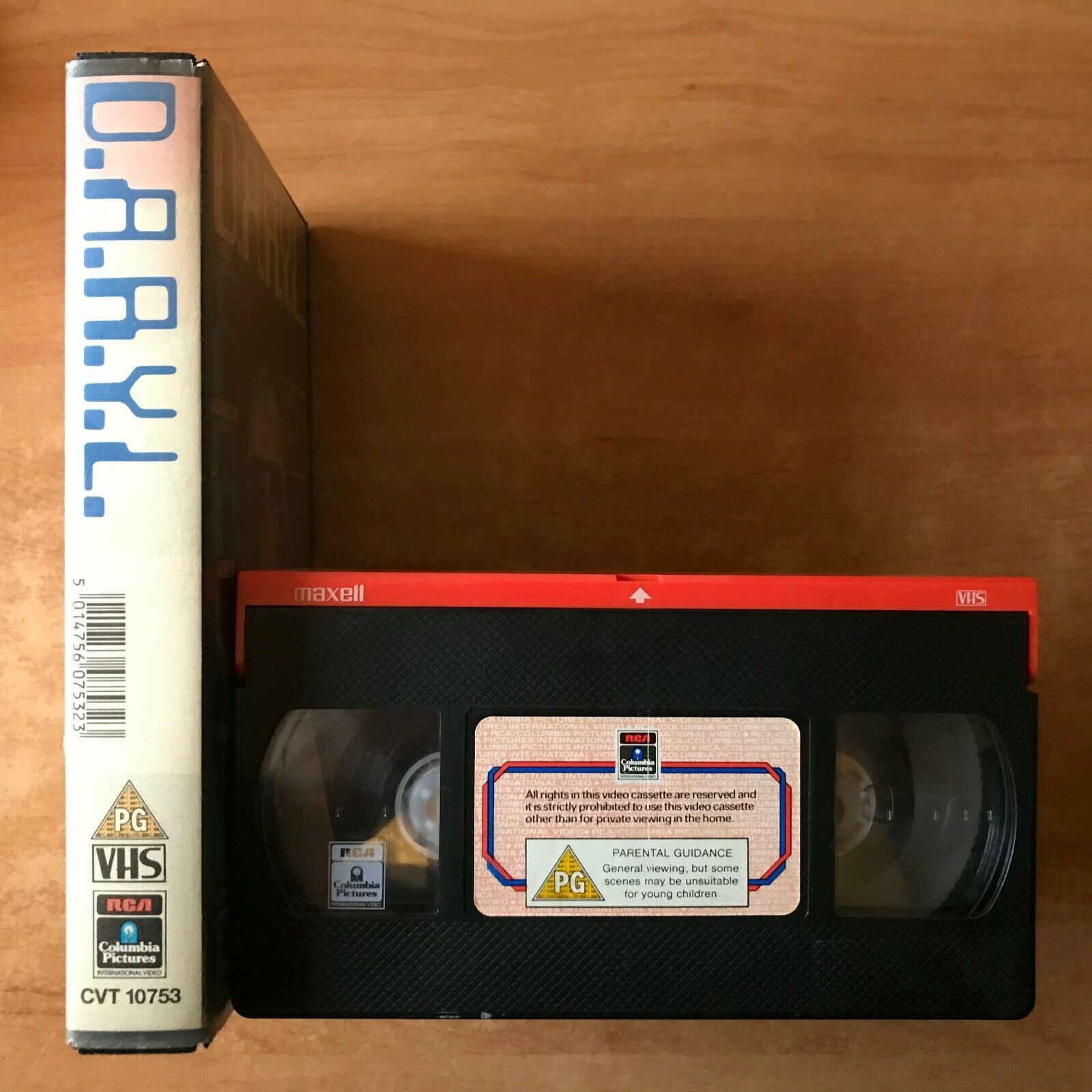 D.A.R.Y.L.(Daryl): (1985) Sci-Fi [A.I. Experiment] Big Box - Barret Oliver - VHS-