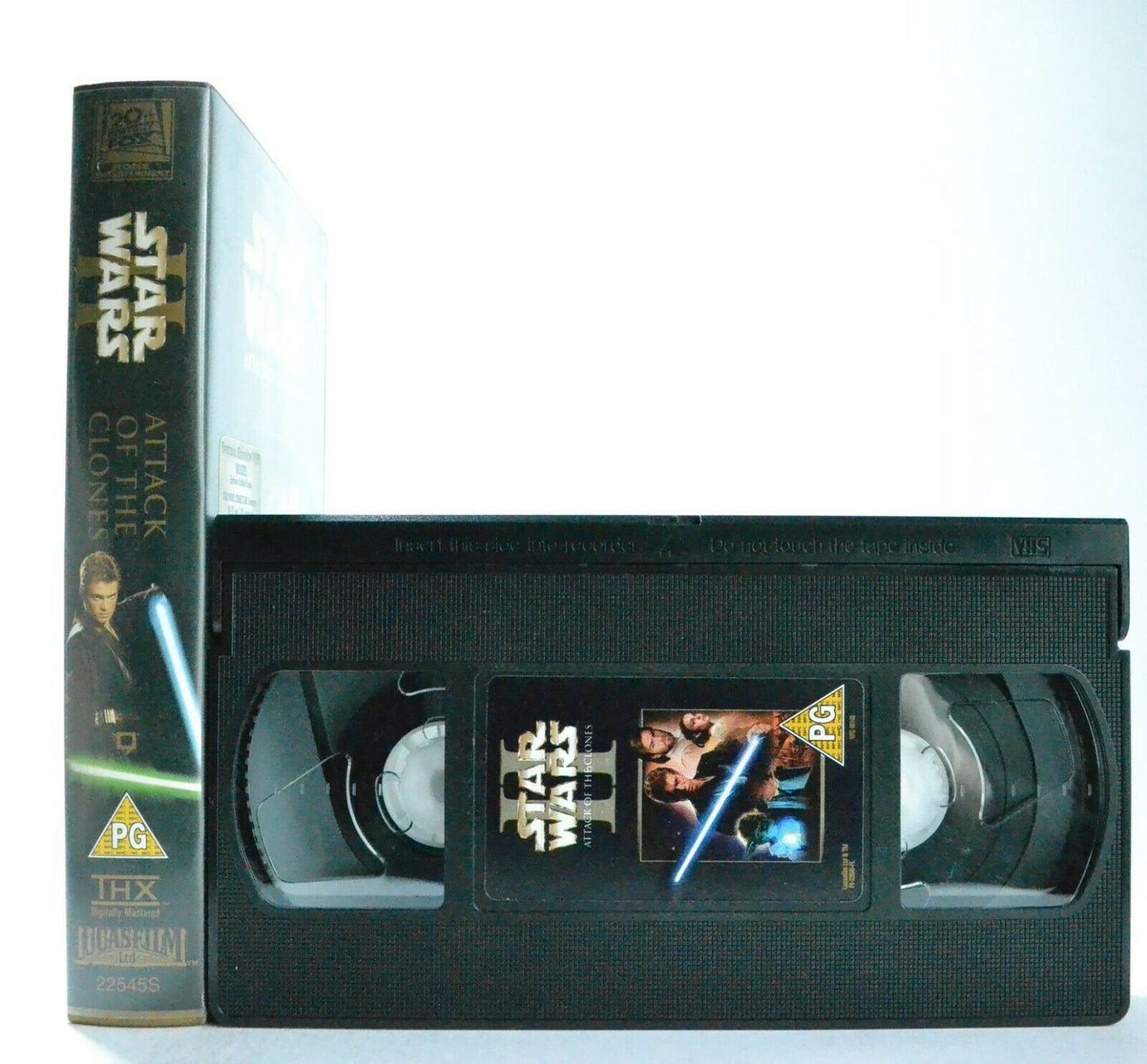 Star Wars 2: Attack Of The Clones - Epic Space Opera - L.Neeson - Sci-Fi - VHS-