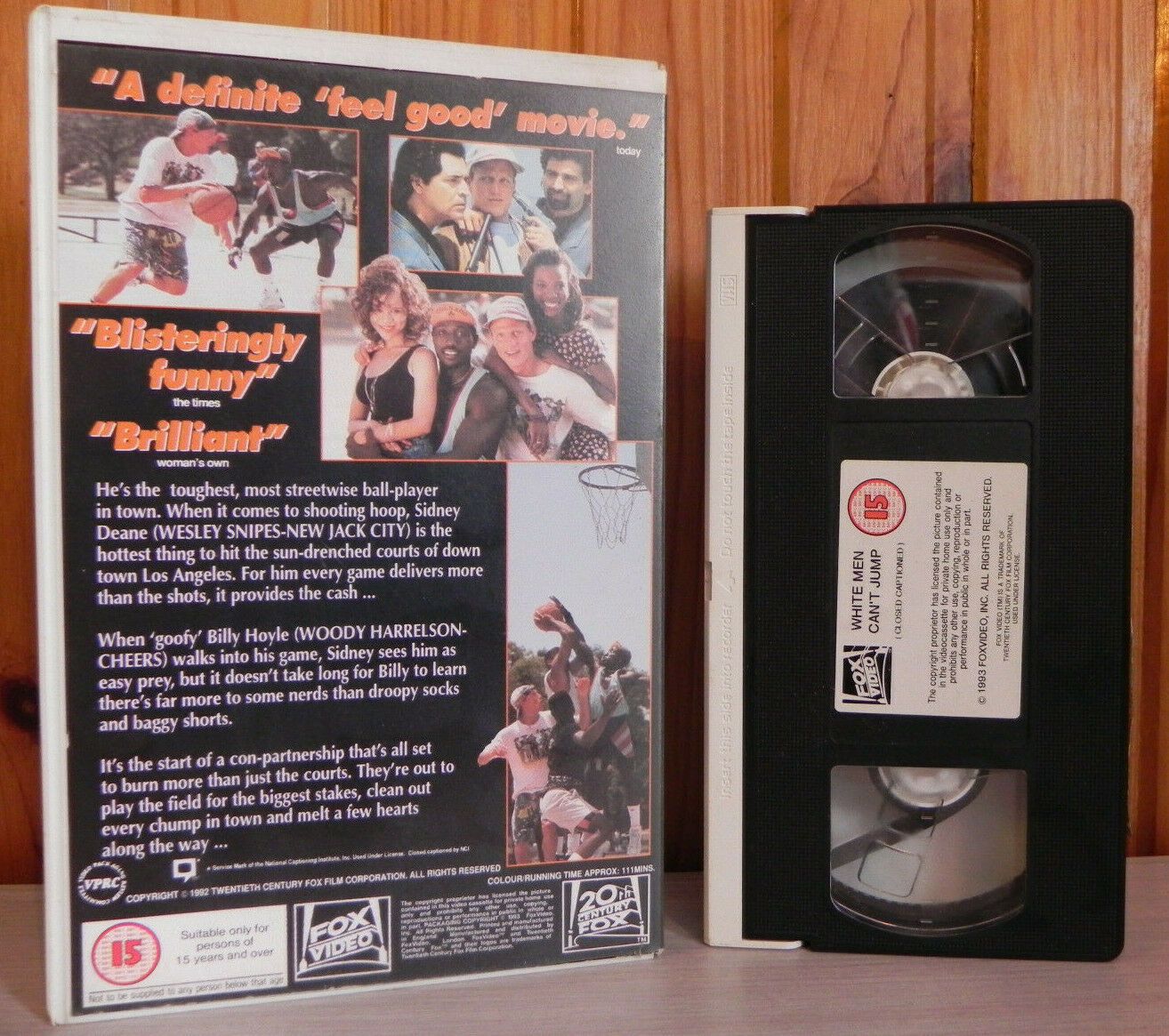 White Men Can't Jump - Masterful Comedy - Original Fox - BigBox Rental - Pal VHS-