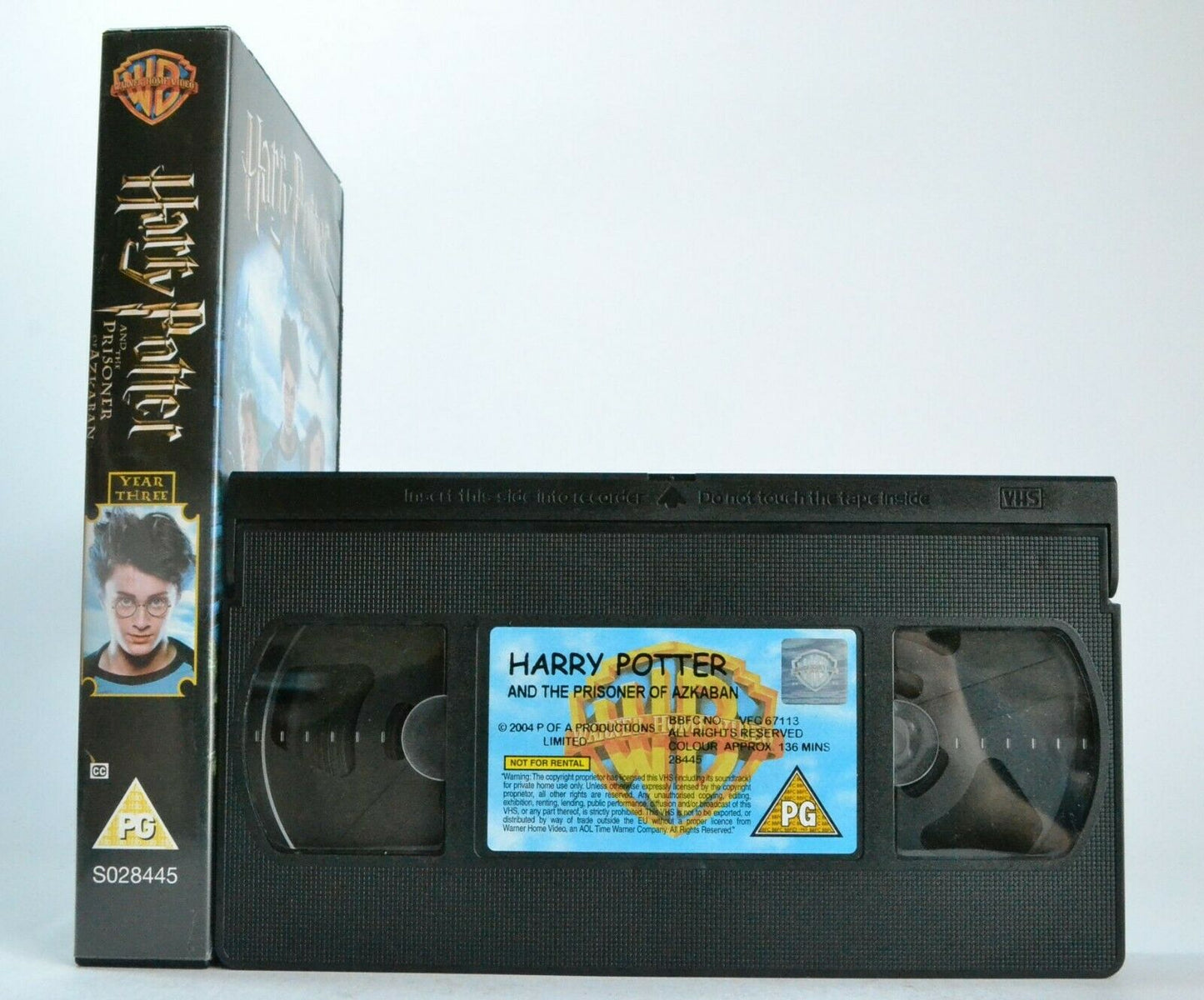 Harry Potter And The Prisoner Of Azkaban - Fantasy - Daniel Radcliffe - Pal VHS-