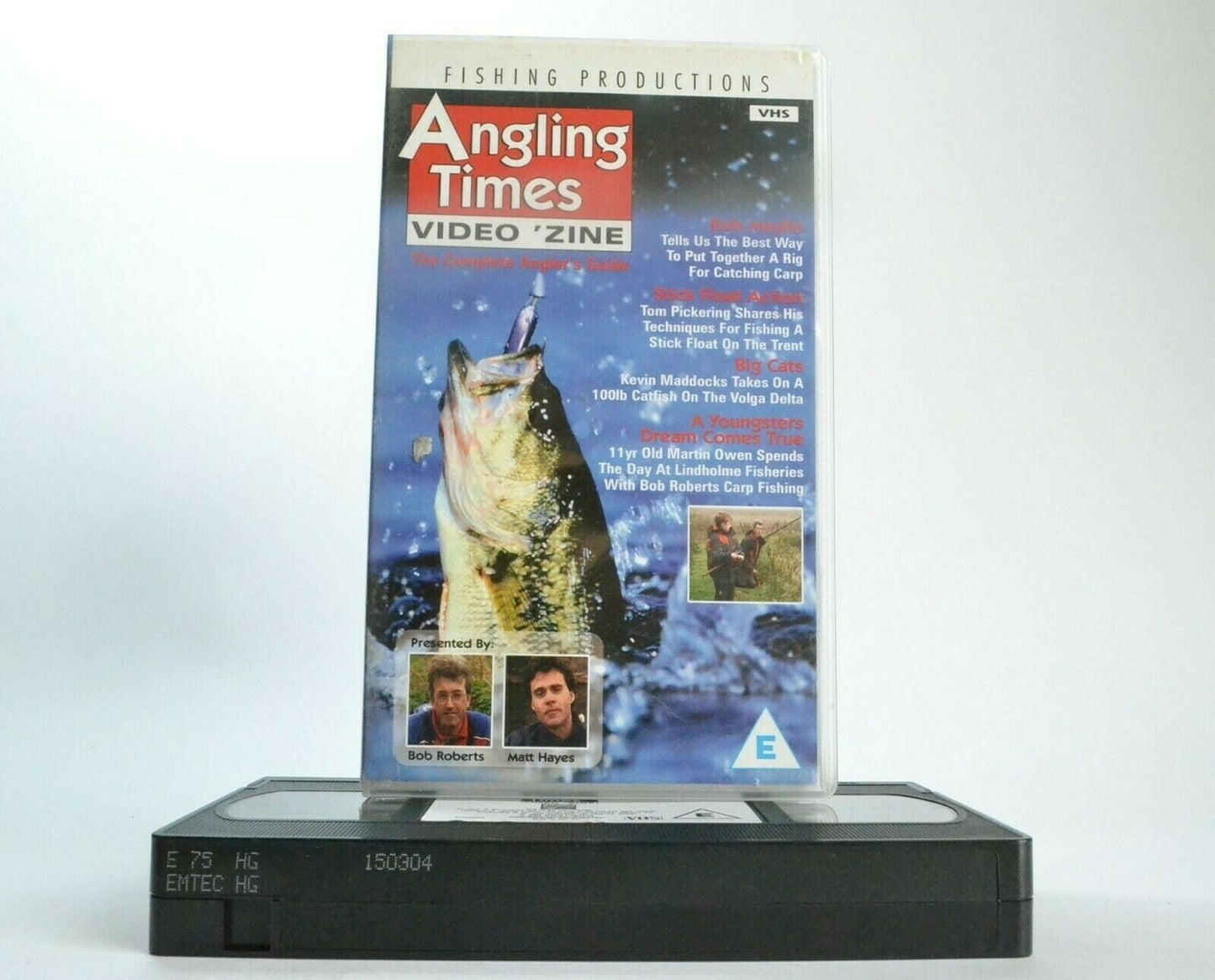 Angling Times Video 'Zine -<Bob Roberts/Matt Hayes>- Fishing - Carp - Pal VHS-