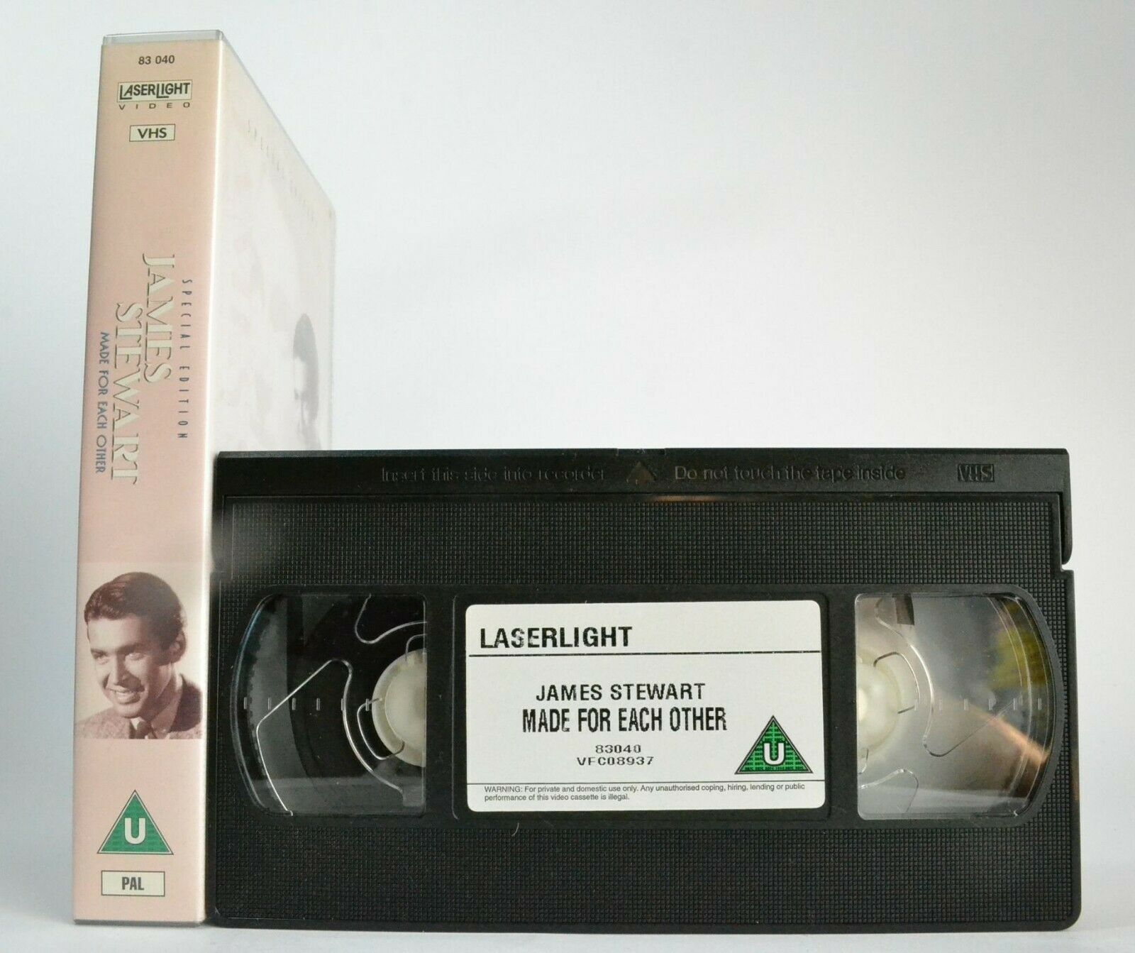 James Stewart: Made For Each Other <<Special Edition>> - Romance - Pal VHS-