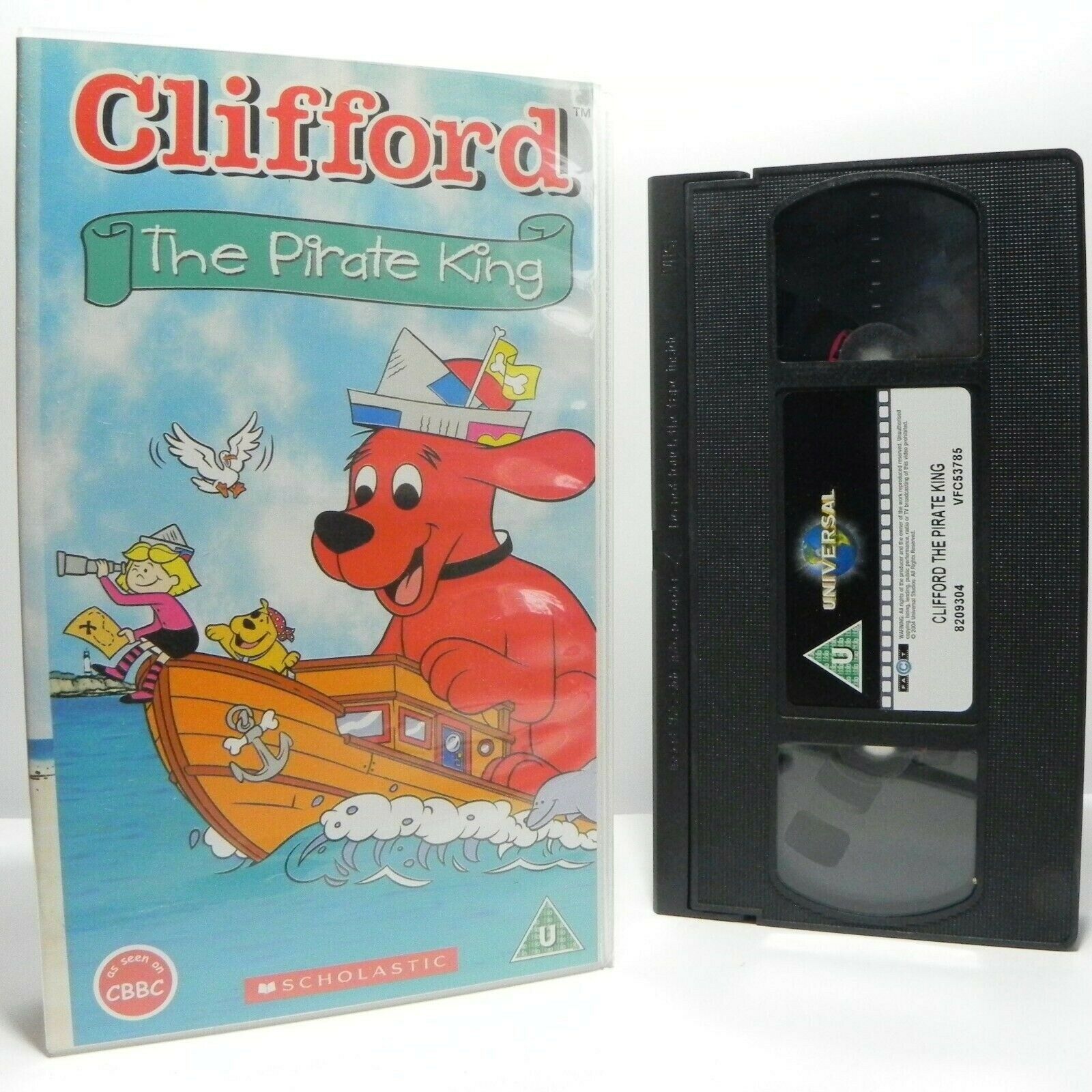 Clifford: The Pirate King - Classic Animation - Fun Adventures - Kids - Pal VHS-