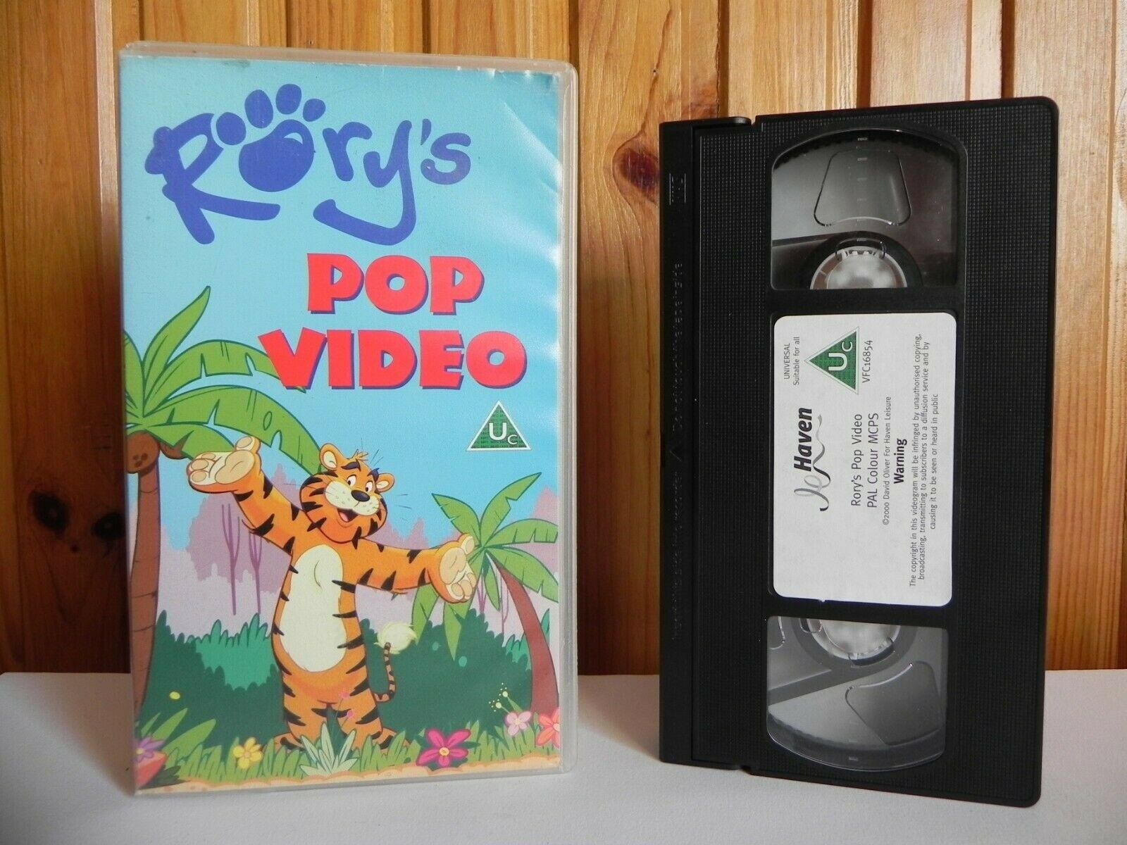 Rory's Pop Video - Sing Along - Dance - Favourite Songs - Fun - Kids - Pal VHS-